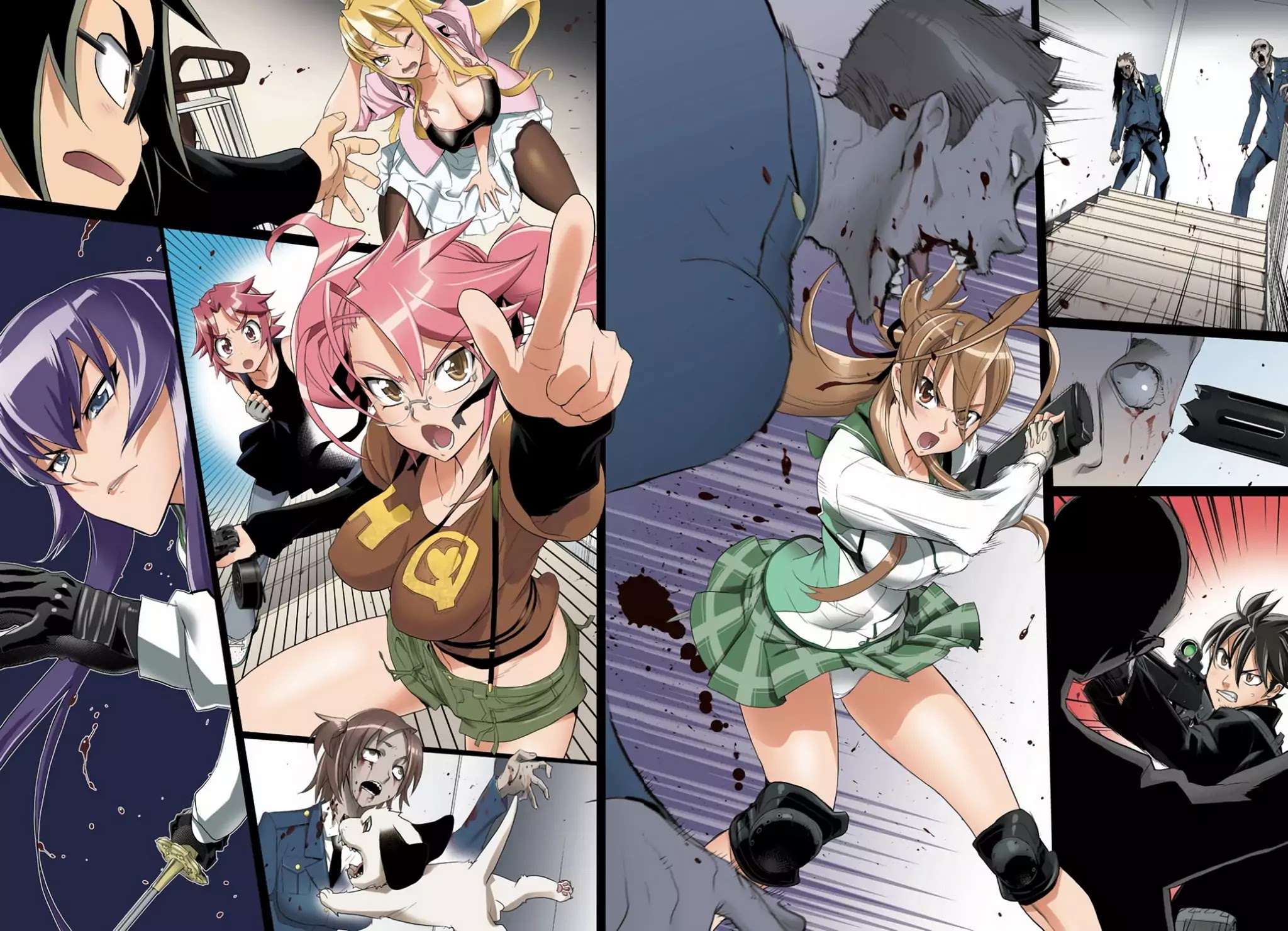 High School of the Dead - Full Color Edition Chapter 27 page 33 - Chapter 27: Assault on Dead Precinct