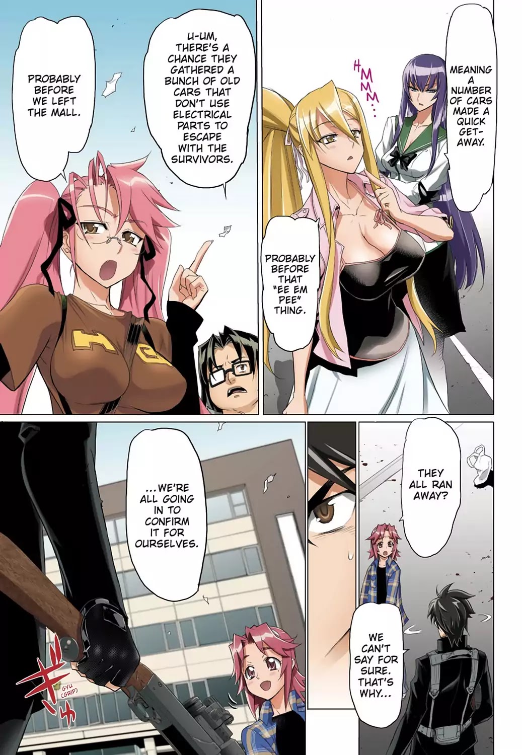 High School of the Dead - Full Color Edition Chapter 27 page 6 - Chapter 27: Assault on Dead Precinct