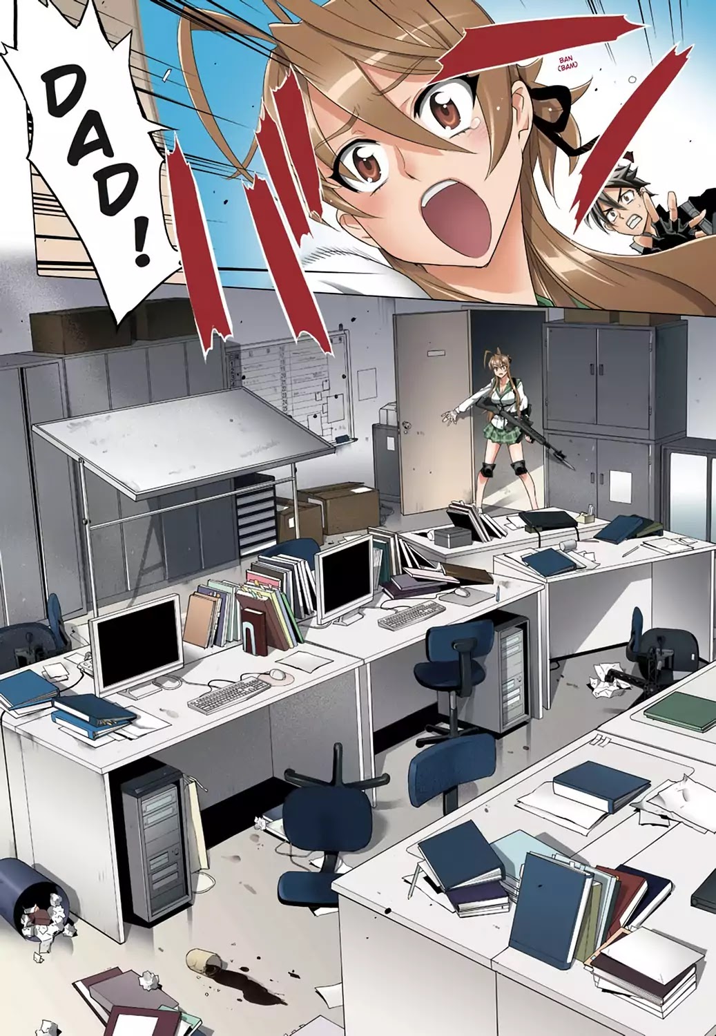 High School of the Dead - Full Color Edition Chapter 28 page 13 - Chapter 28: Deadlock