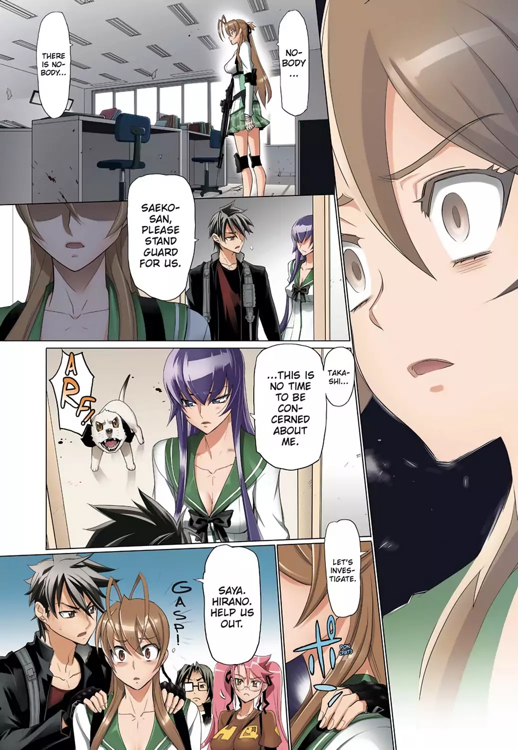 High School of the Dead - Full Color Edition Chapter 28 page 14 - Chapter 28: Deadlock