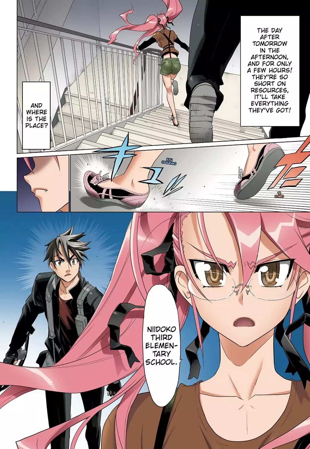 High School of the Dead - Full Color Edition Chapter 28 page 9 - Chapter 28: Deadlock