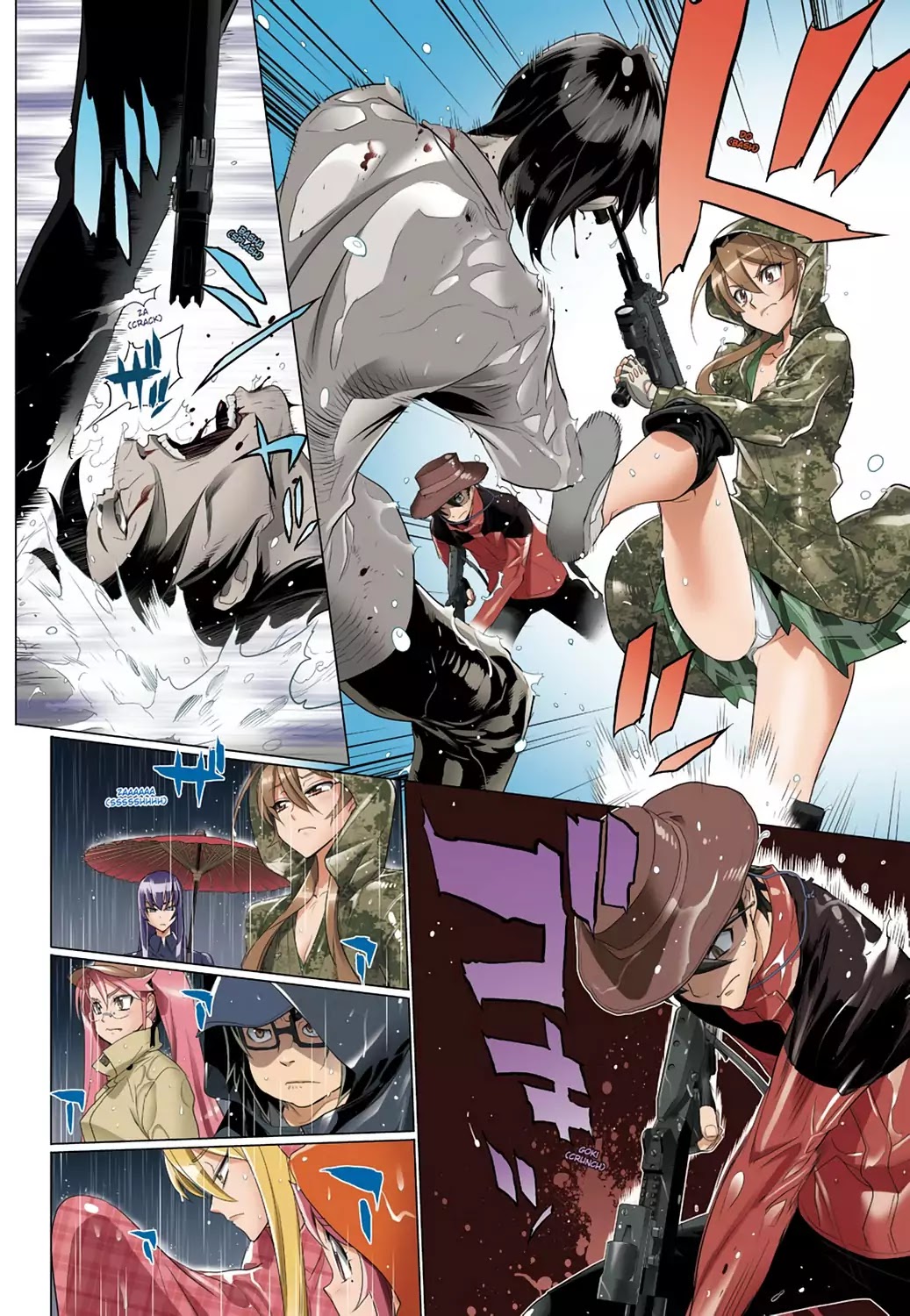 High School of the Dead - Full Color Edition Chapter 29 page 11 - Chapter 29: Dead in the Rain