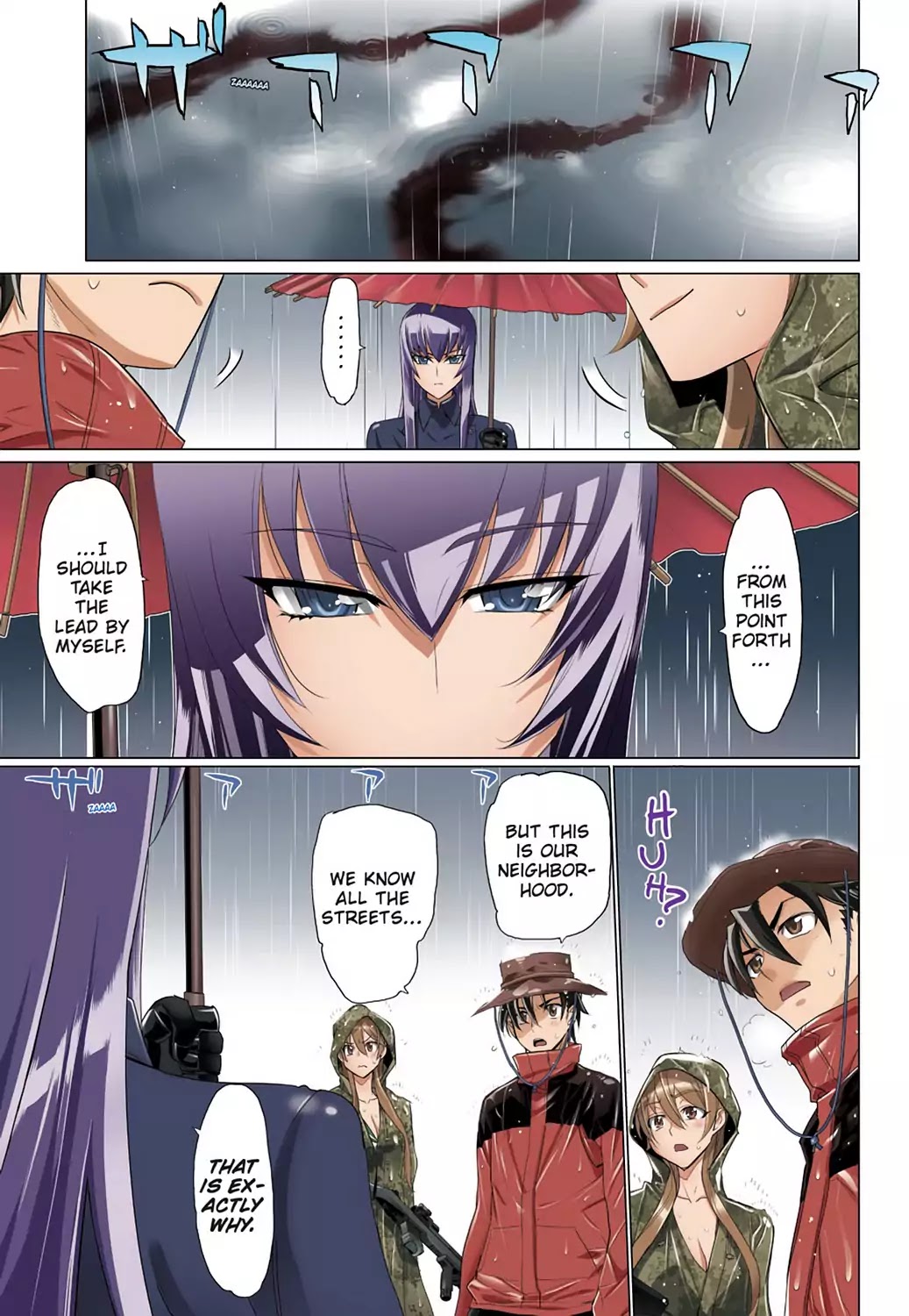 High School of the Dead - Full Color Edition Chapter 29 page 12 - Chapter 29: Dead in the Rain