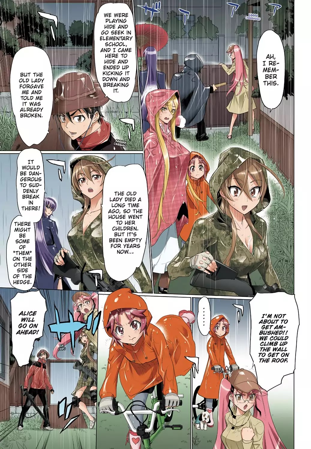 High School of the Dead - Full Color Edition Chapter 29 page 18 - Chapter 29: Dead in the Rain