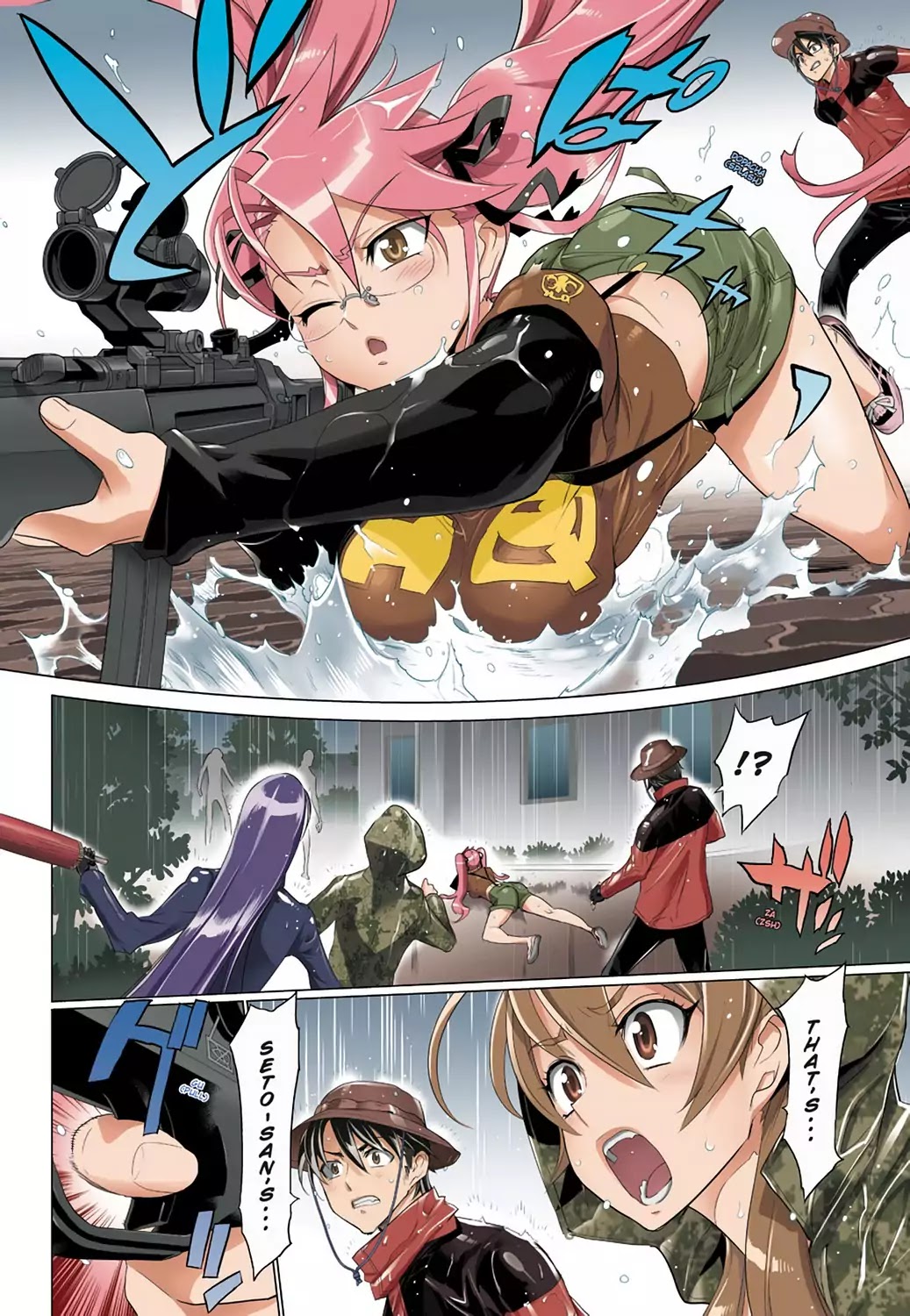 High School of the Dead - Full Color Edition Chapter 29 page 24 - Chapter 29: Dead in the Rain