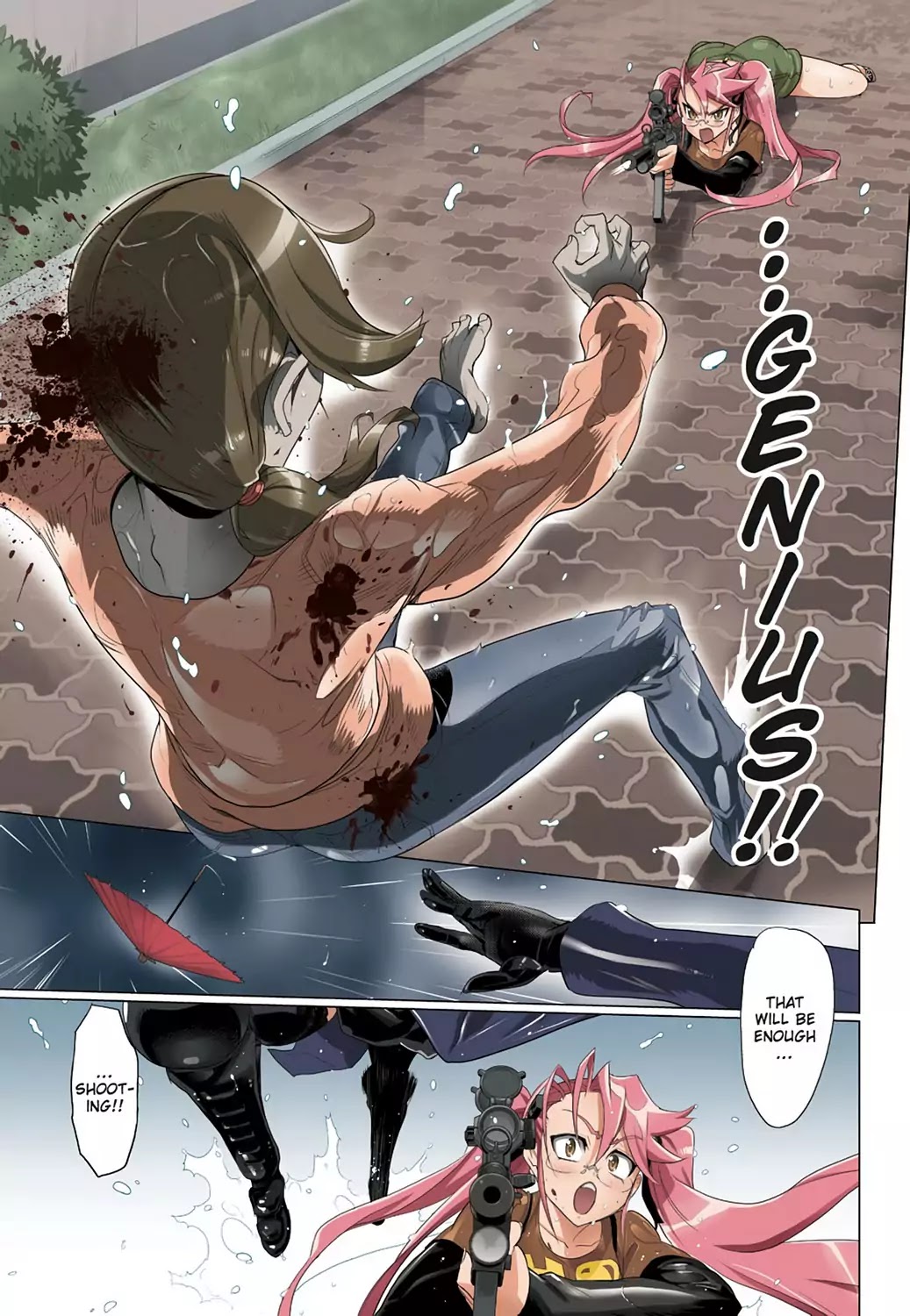 High School of the Dead - Full Color Edition Chapter 29 page 27 - Chapter 29: Dead in the Rain