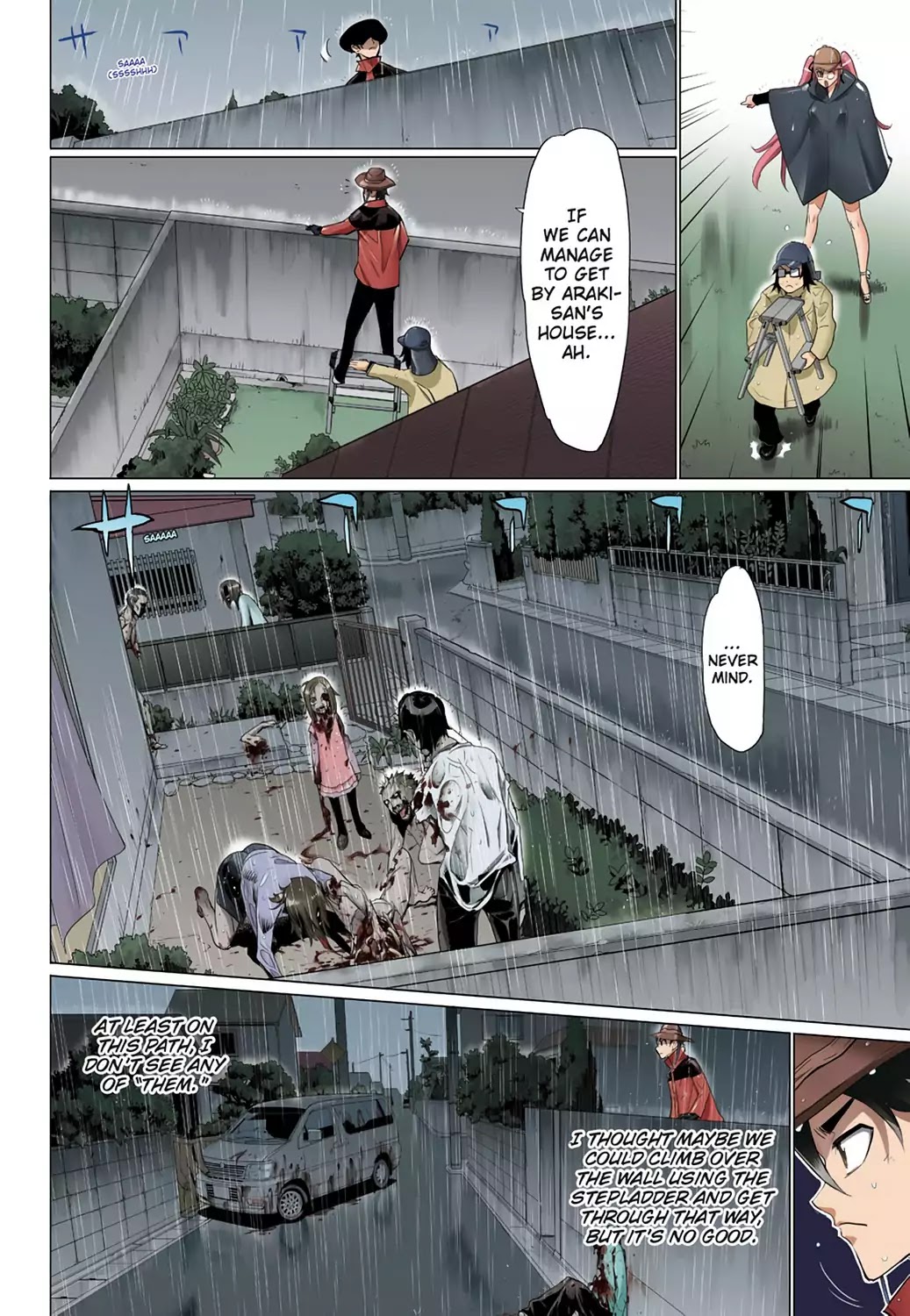 High School of the Dead - Full Color Edition Chapter 29 page 34 - Chapter 29: Dead in the Rain
