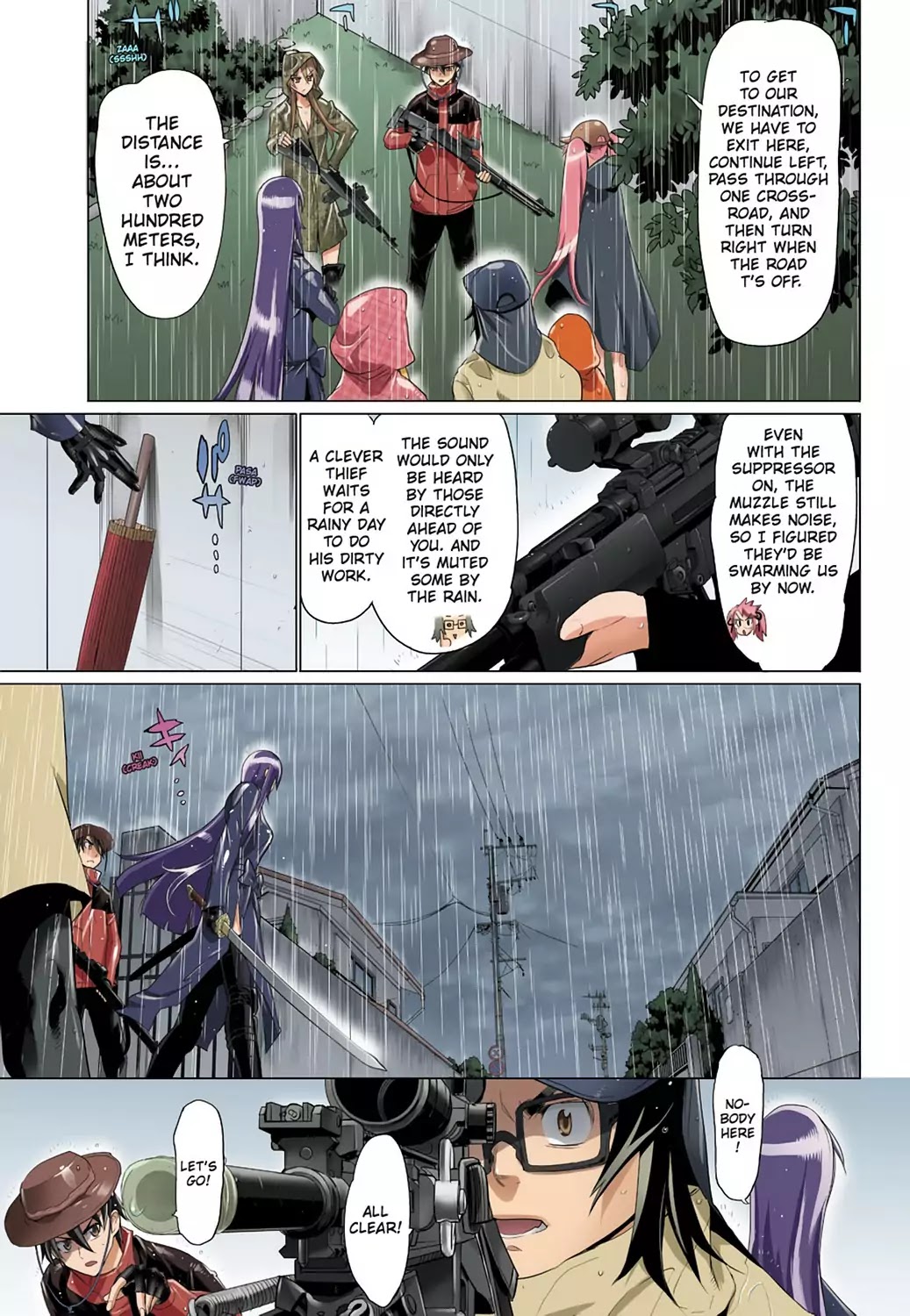 High School of the Dead - Full Color Edition Chapter 29 page 35 - Chapter 29: Dead in the Rain