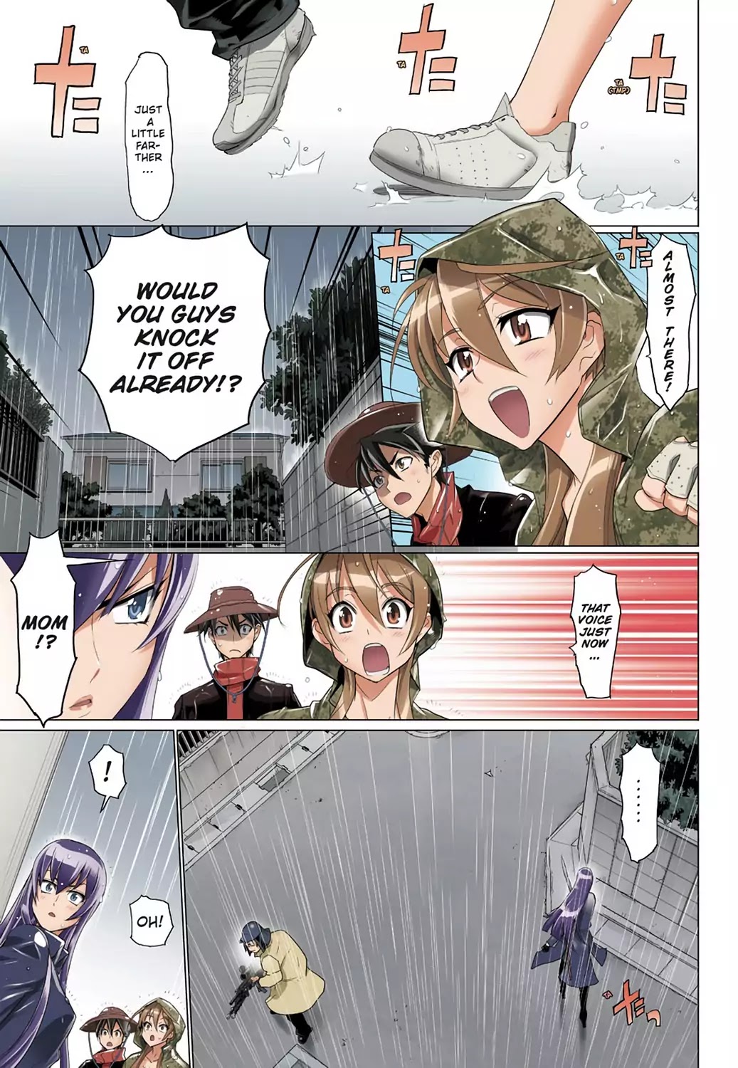 High School of the Dead - Full Color Edition Chapter 29 page 37 - Chapter 29: Dead in the Rain