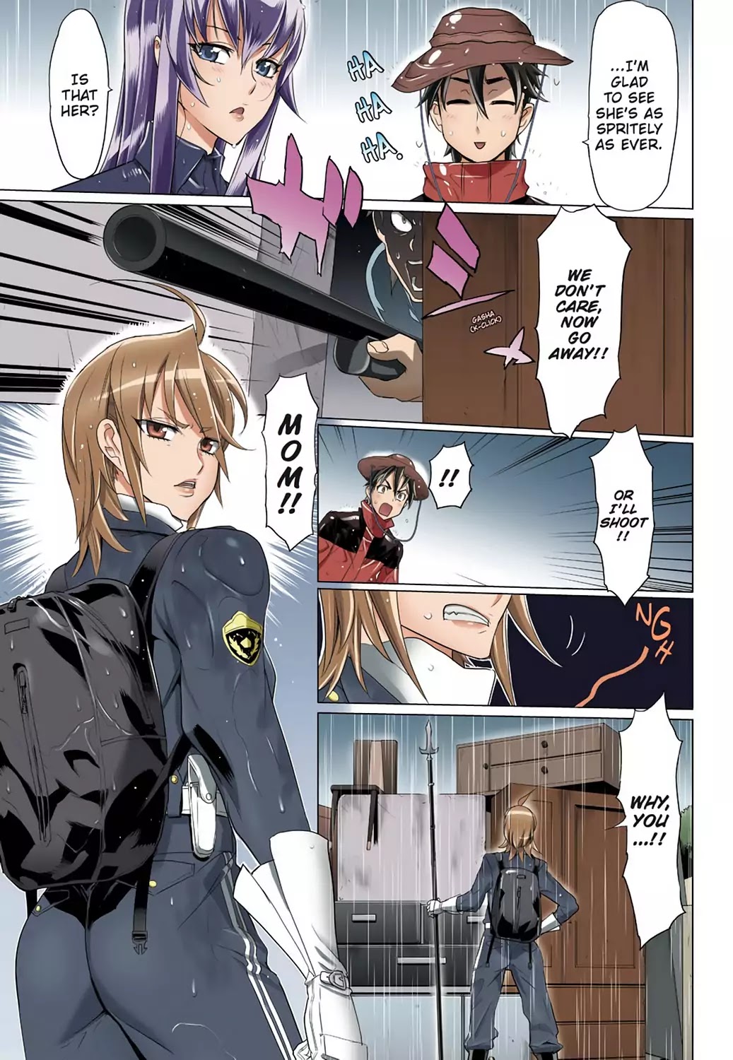 High School of the Dead - Full Color Edition Chapter 29 page 39 - Chapter 29: Dead in the Rain