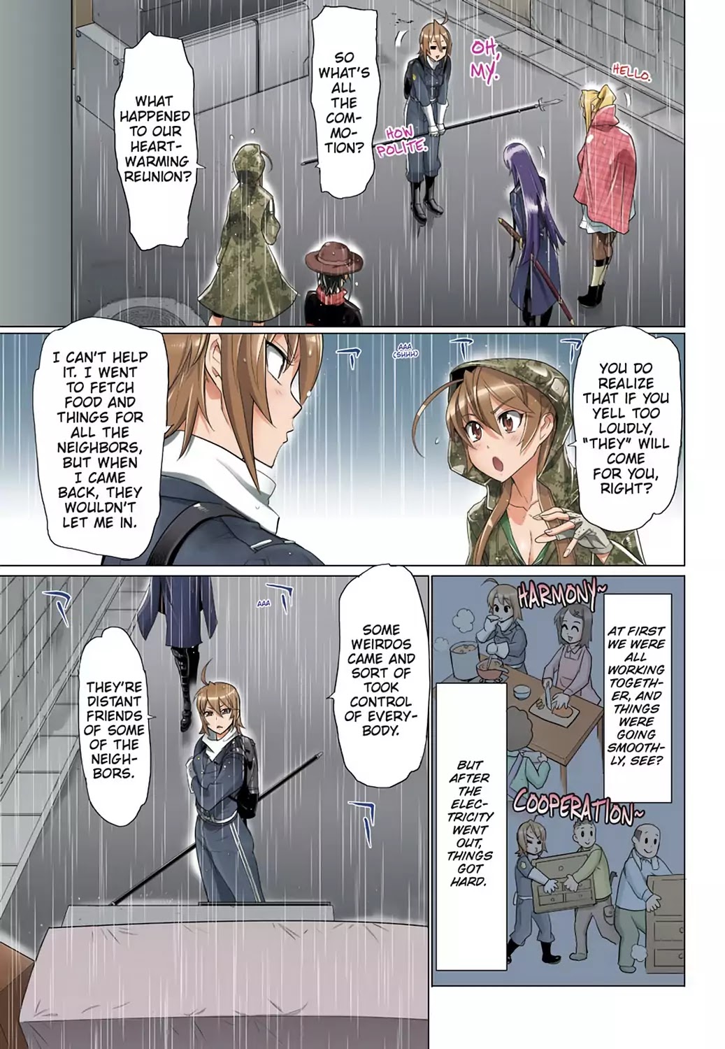 High School of the Dead - Full Color Edition Chapter 29 page 41 - Chapter 29: Dead in the Rain