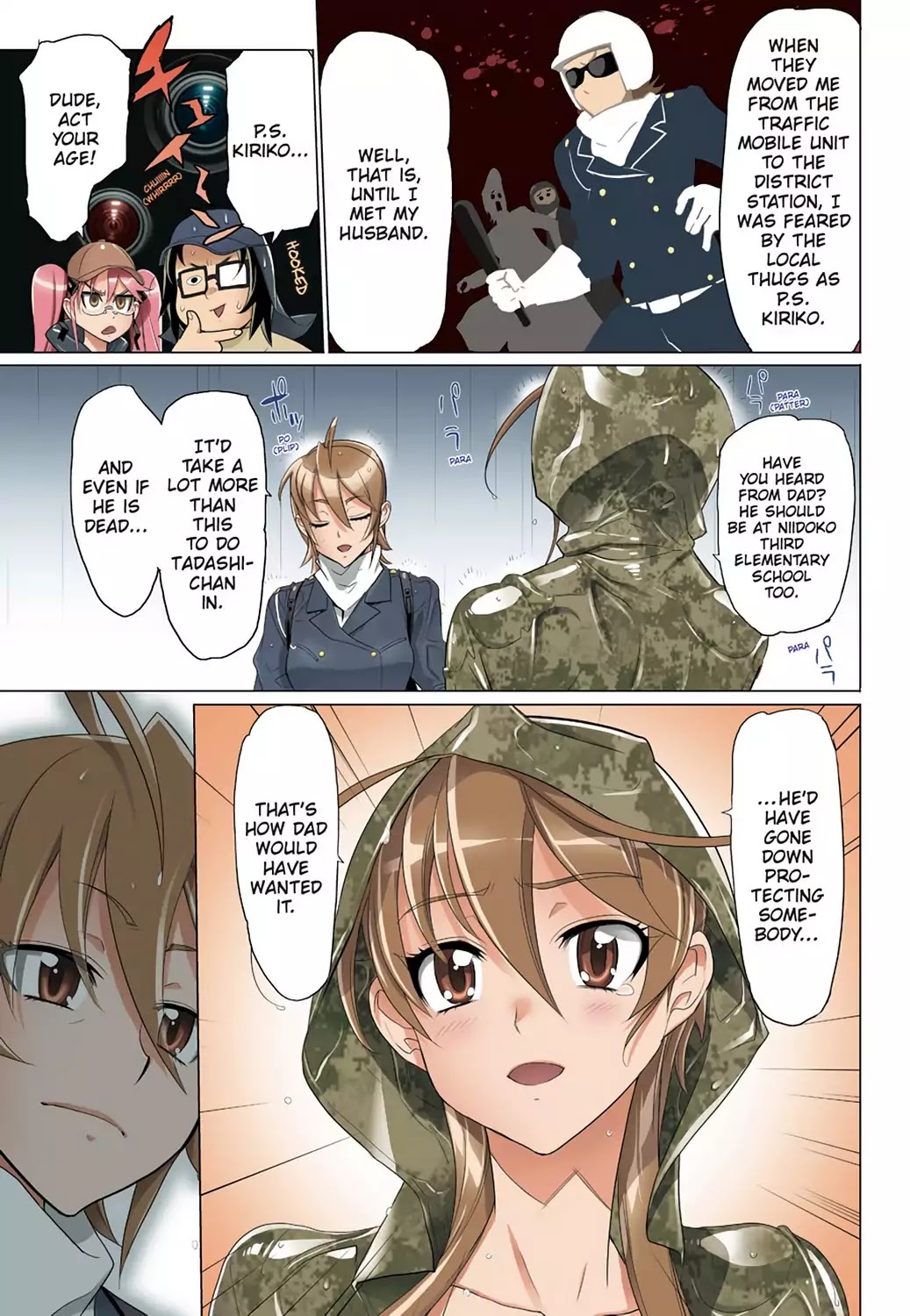 High School of the Dead - Full Color Edition Chapter 29 page 45 - Chapter 29: Dead in the Rain