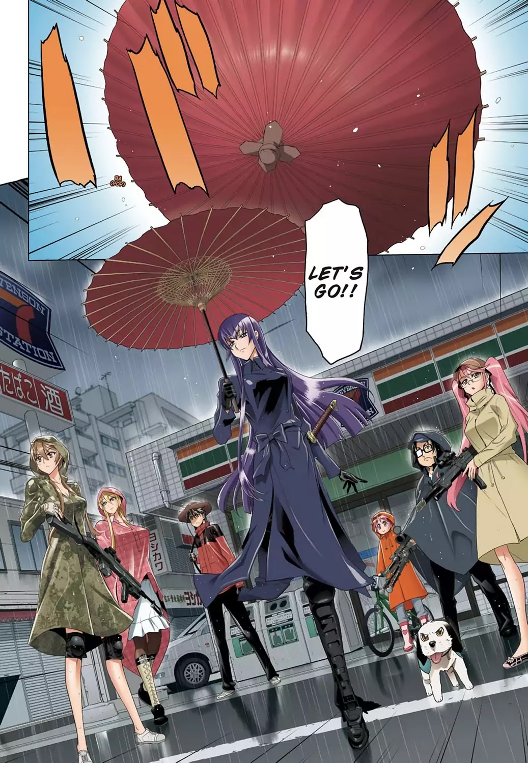 High School of the Dead - Full Color Edition Chapter 29 page 9 - Chapter 29: Dead in the Rain