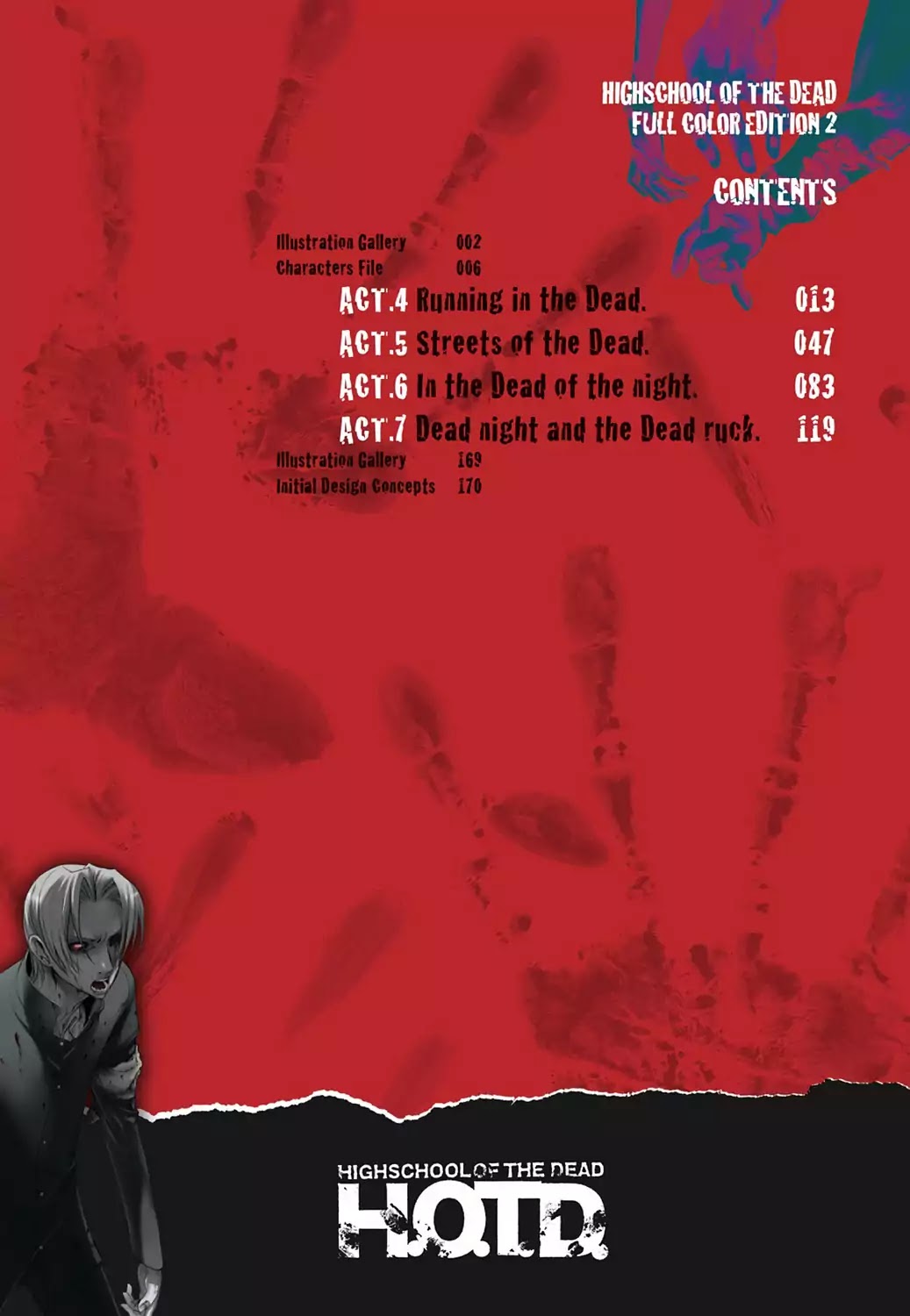 High School of the Dead - Full Color Edition Chapter 3.6 page 7 - Vol.2 Characters File