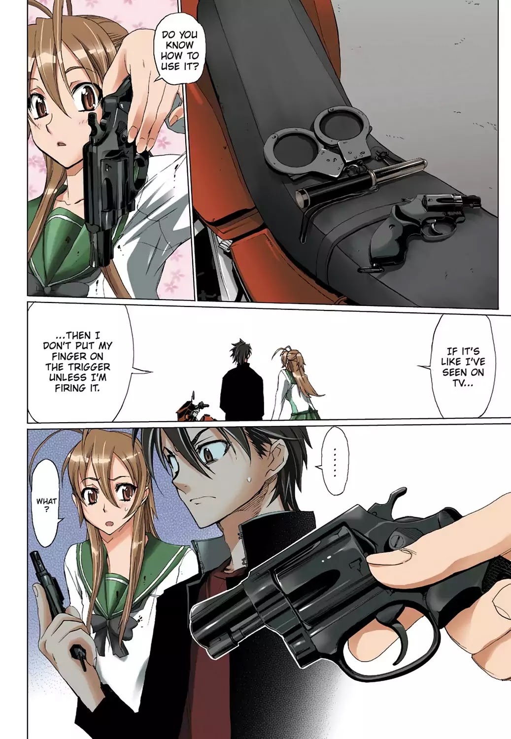 High School of the Dead - Full Color Edition Chapter 4 page 11 - Chapter 4: Running in the Dead