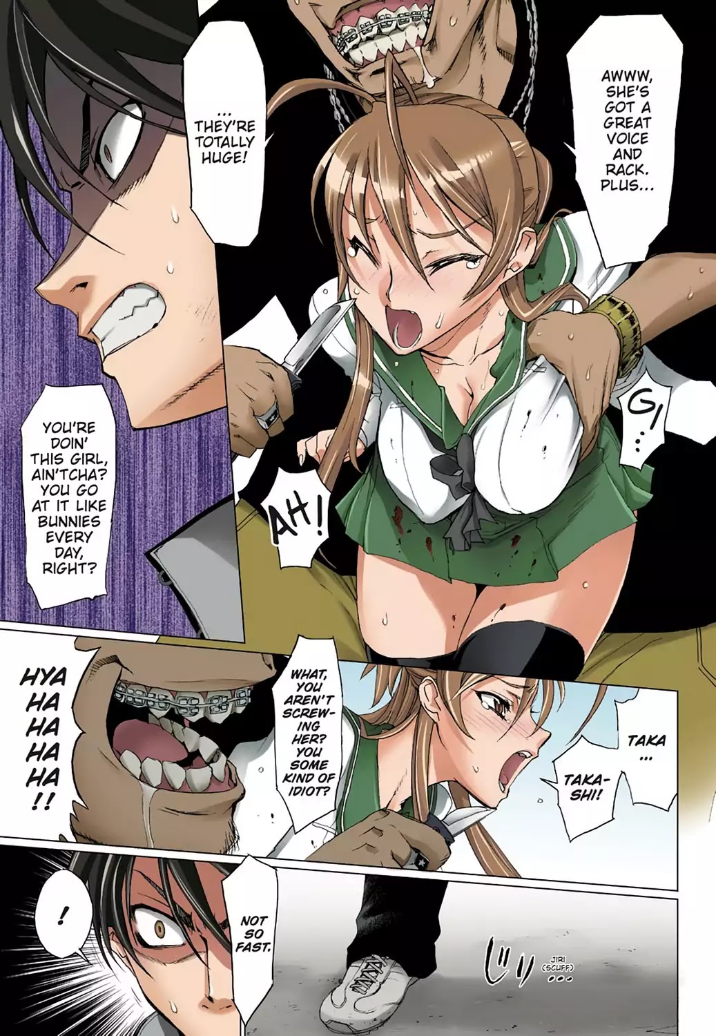 High School of the Dead - Full Color Edition Chapter 4 page 22 - Chapter 4: Running in the Dead