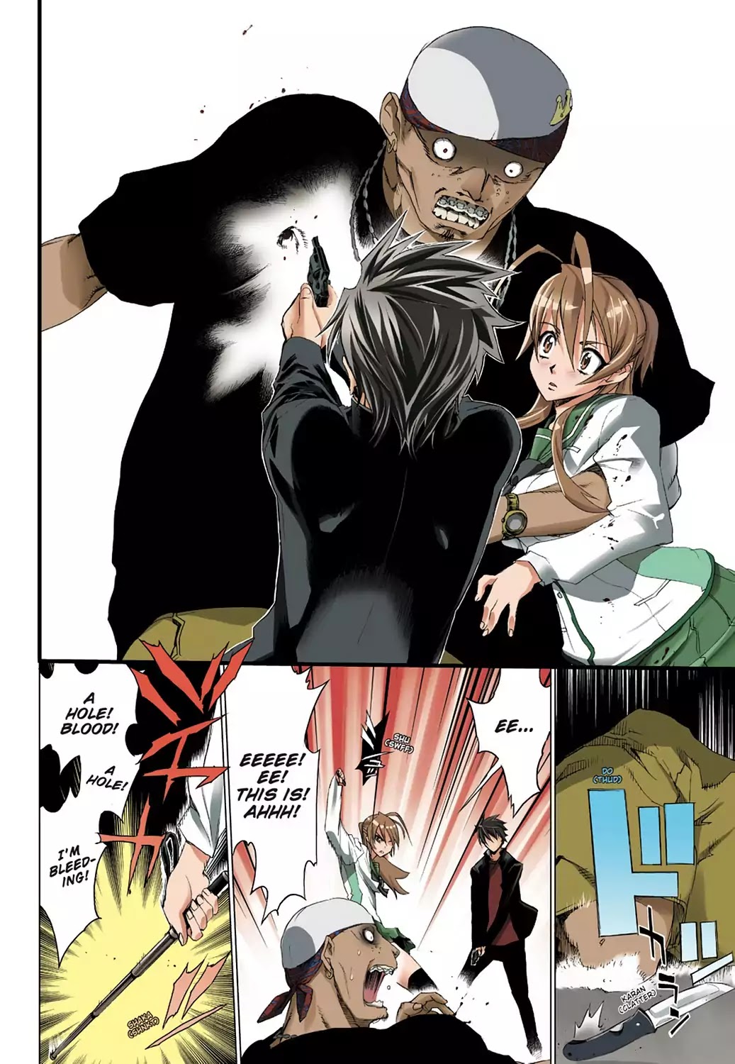 High School of the Dead - Full Color Edition Chapter 4 page 27 - Chapter 4: Running in the Dead