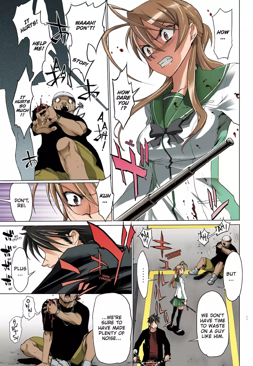 High School of the Dead - Full Color Edition Chapter 4 page 28 - Chapter 4: Running in the Dead