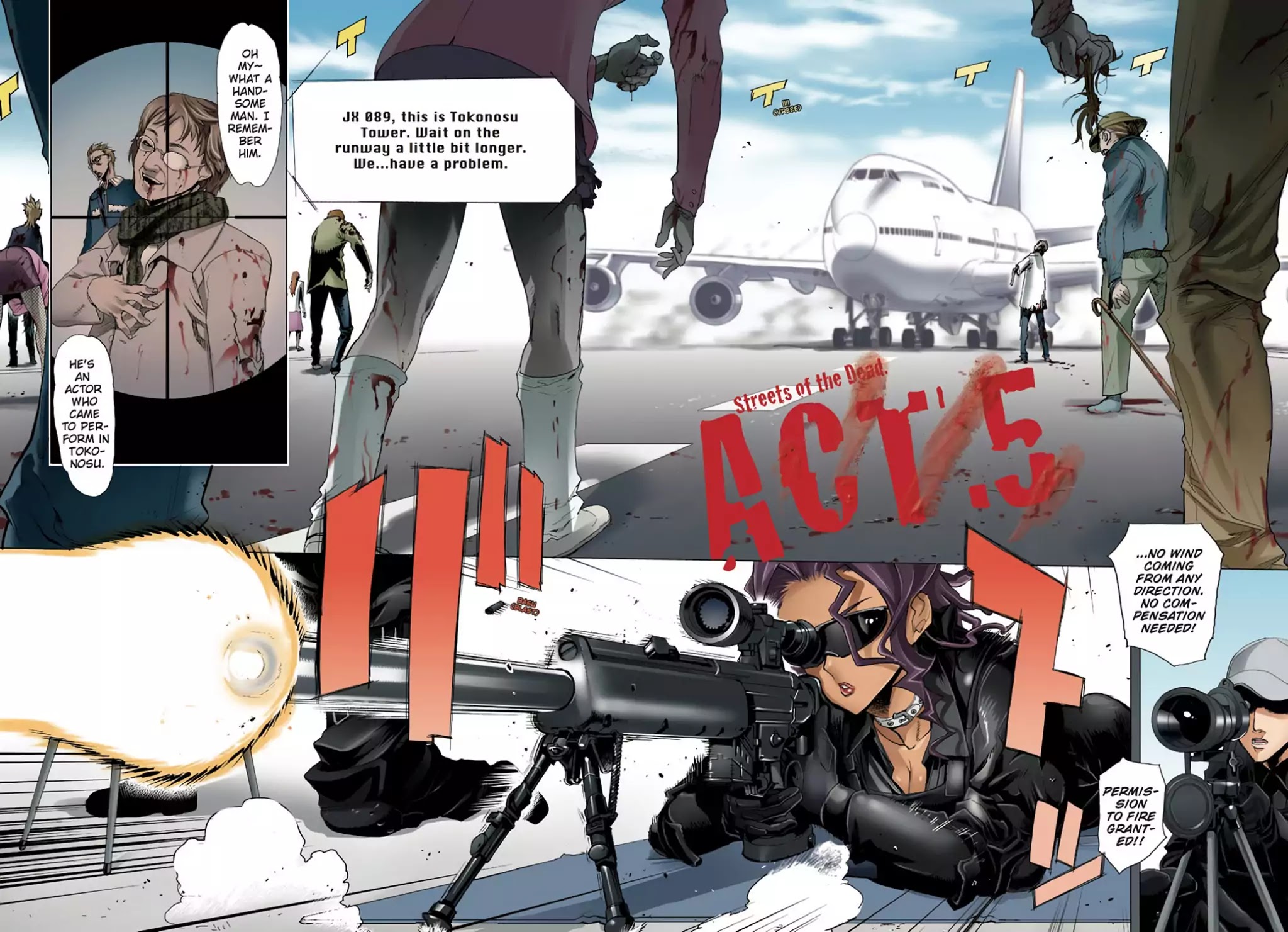 High School of the Dead - Full Color Edition Chapter 5 page 2 - Chapter 5: Streets of the Dead