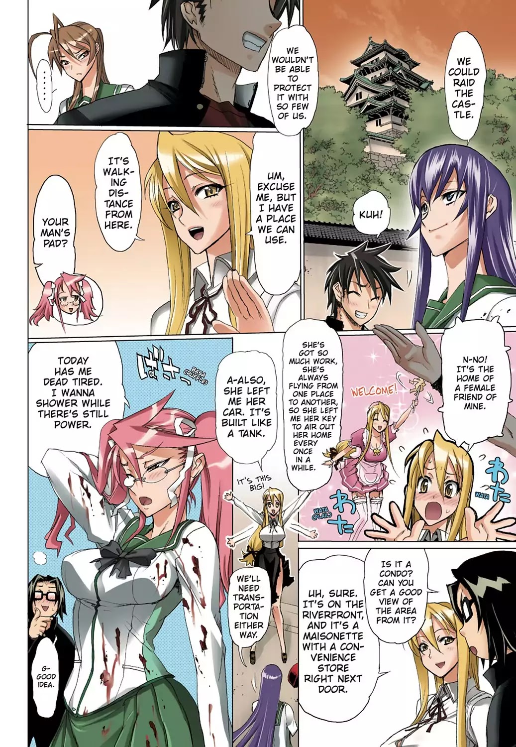 High School of the Dead - Full Color Edition Chapter 5 page 27 - Chapter 5: Streets of the Dead