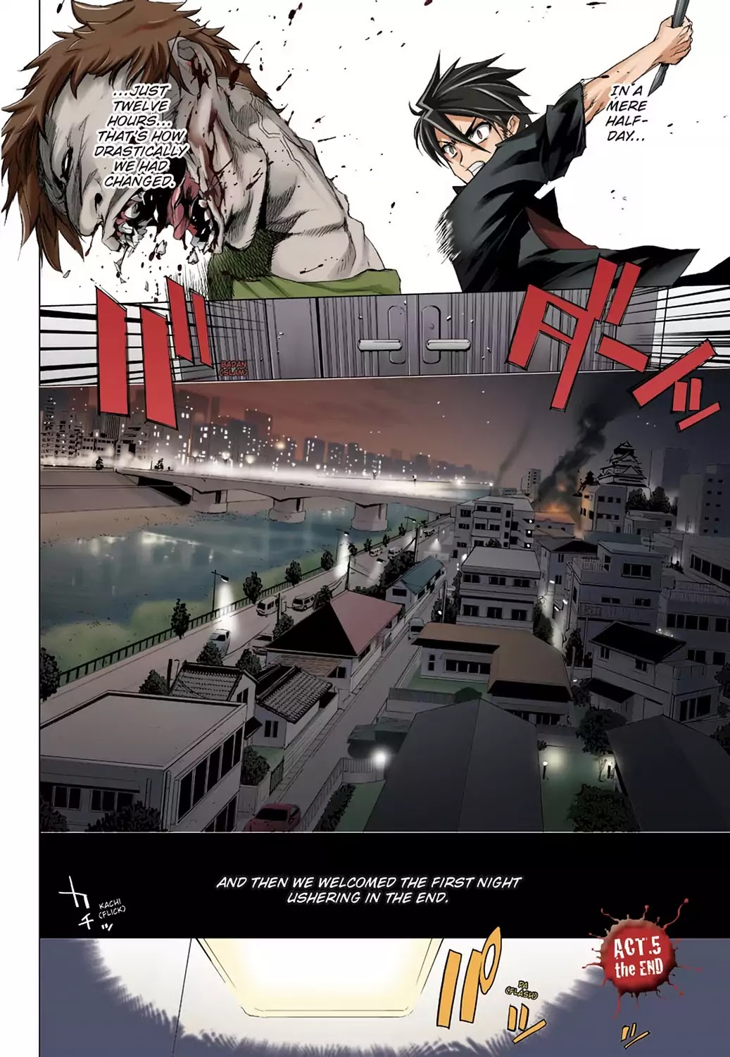 High School of the Dead - Full Color Edition Chapter 5 page 33 - Chapter 5: Streets of the Dead