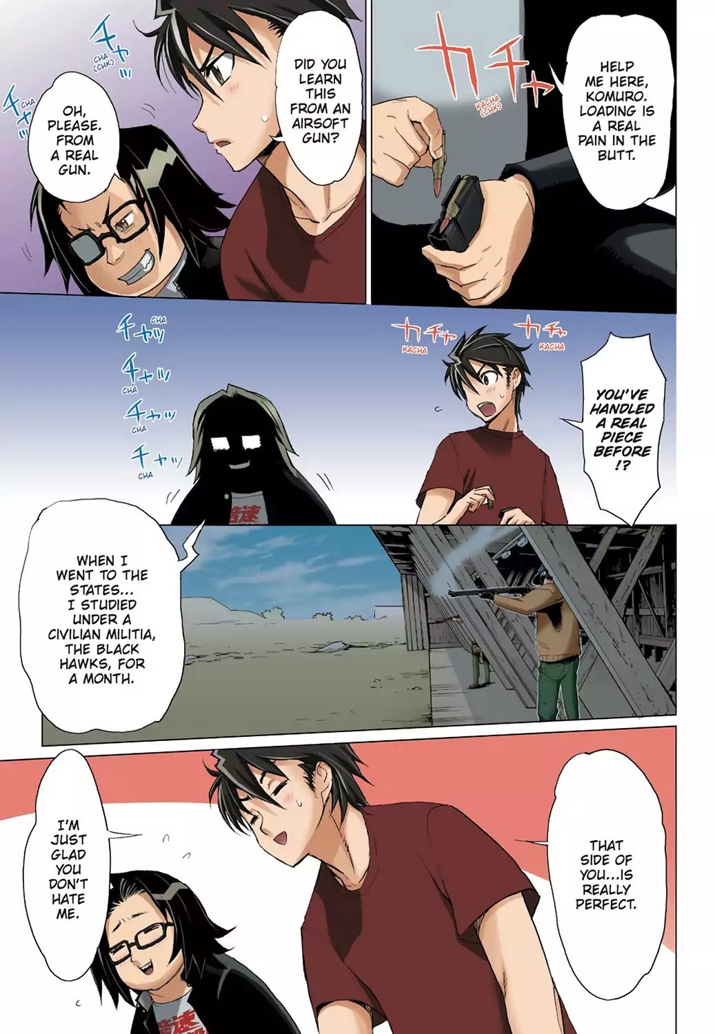 High School of the Dead - Full Color Edition Chapter 6 page 10 - Chapter 6: In the Dead of the night