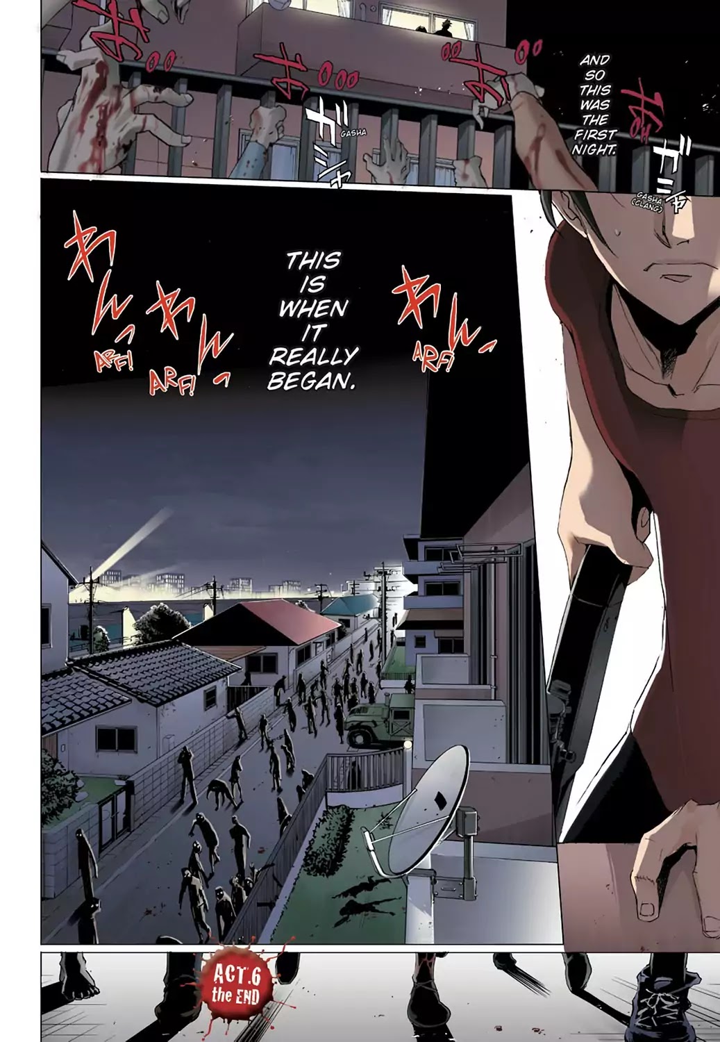 High School of the Dead - Full Color Edition Chapter 6 page 33 - Chapter 6: In the Dead of the night