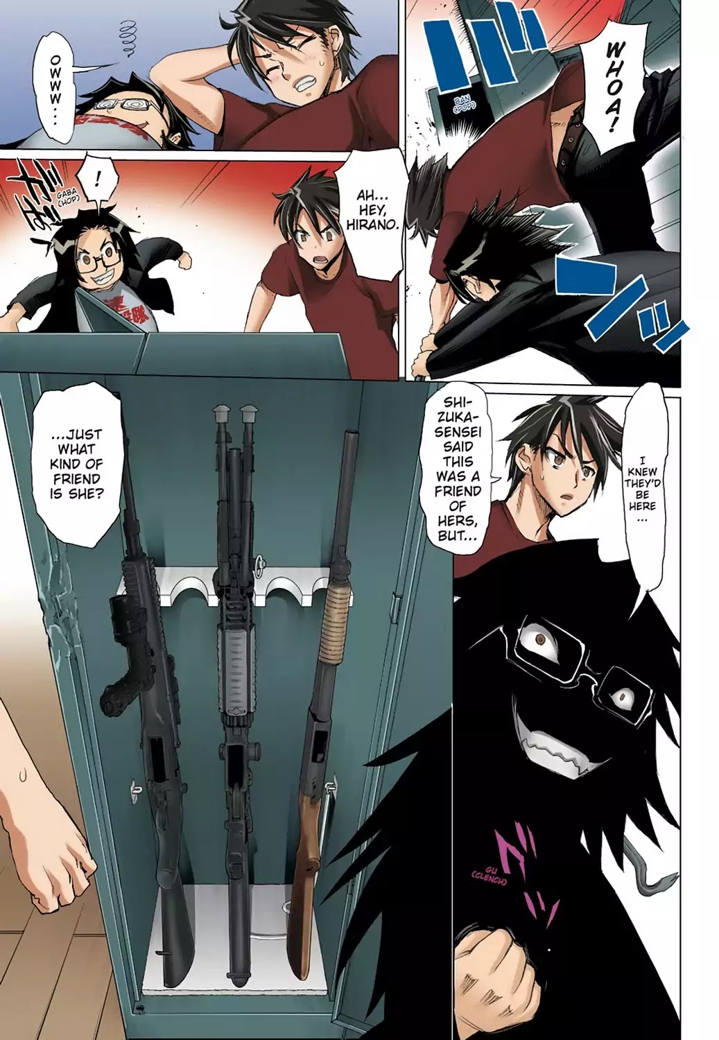 High School of the Dead - Full Color Edition Chapter 6 page 6 - Chapter 6: In the Dead of the night