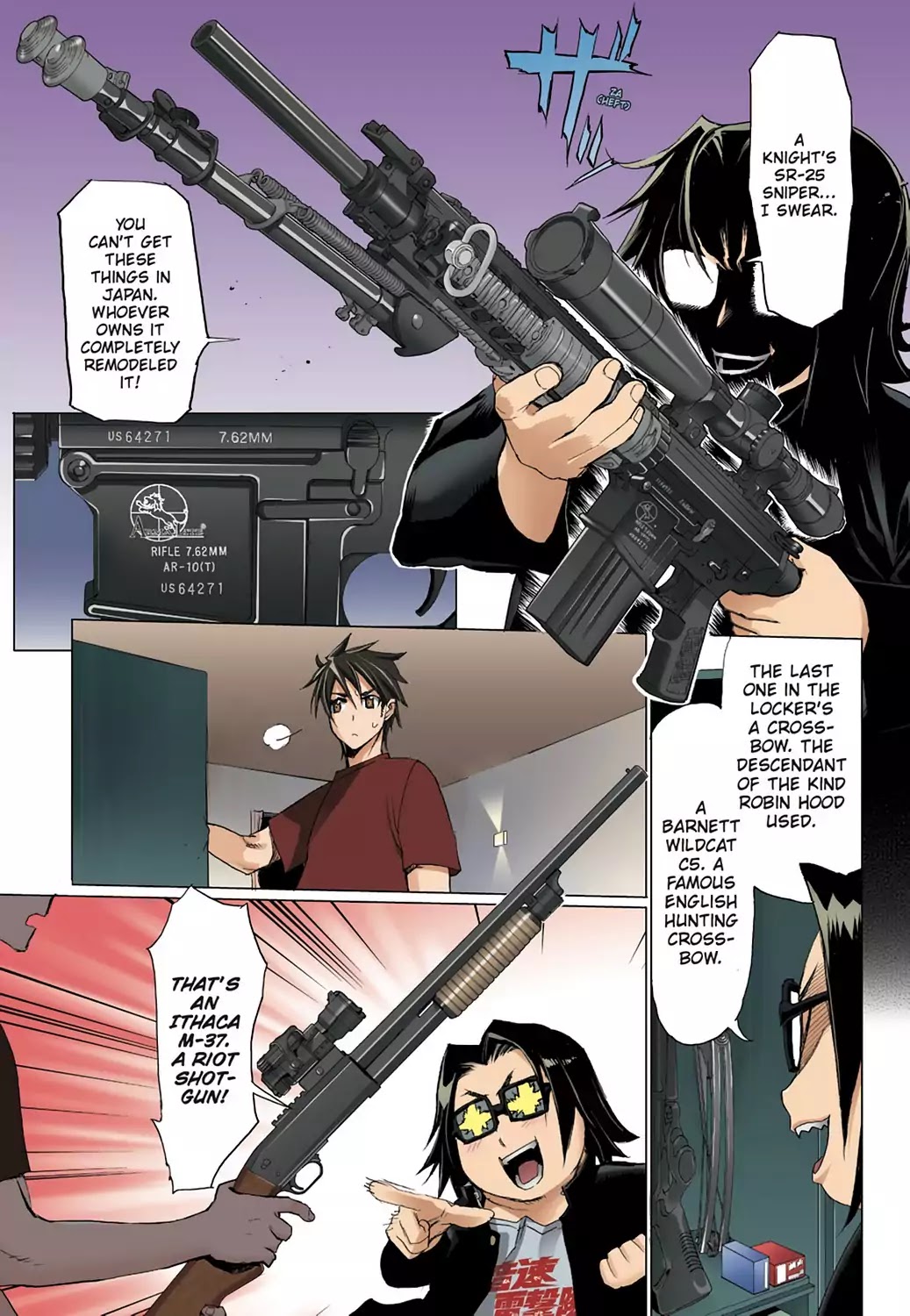 High School of the Dead - Full Color Edition Chapter 6 page 8 - Chapter 6: In the Dead of the night