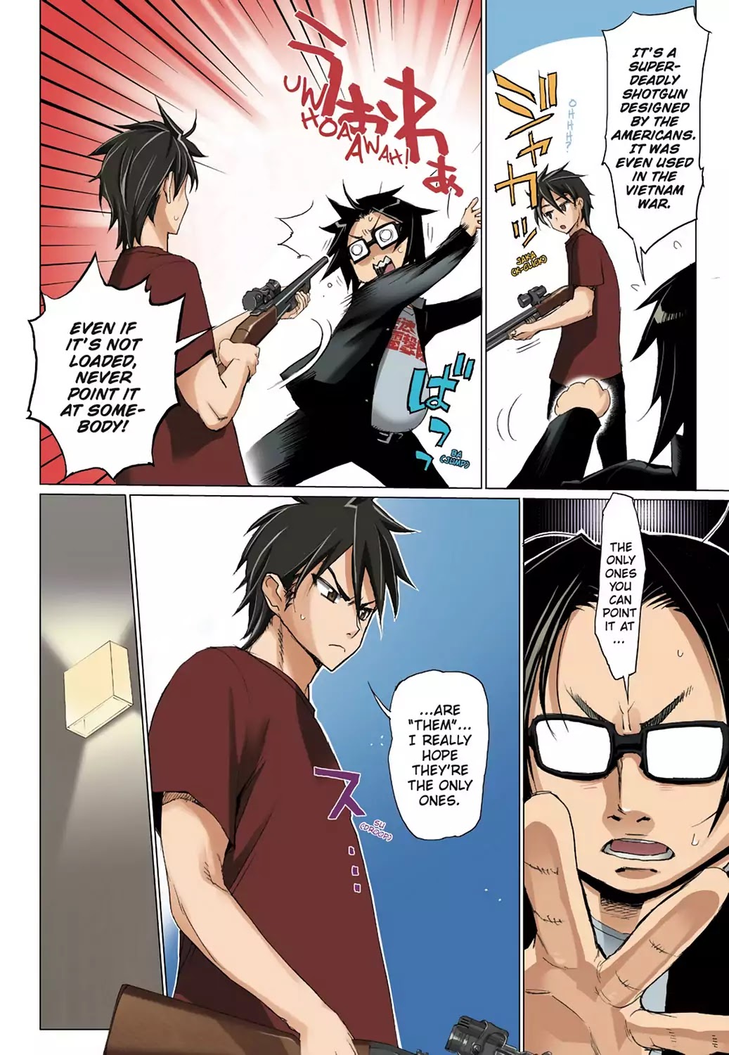 High School of the Dead - Full Color Edition Chapter 6 page 9 - Chapter 6: In the Dead of the night
