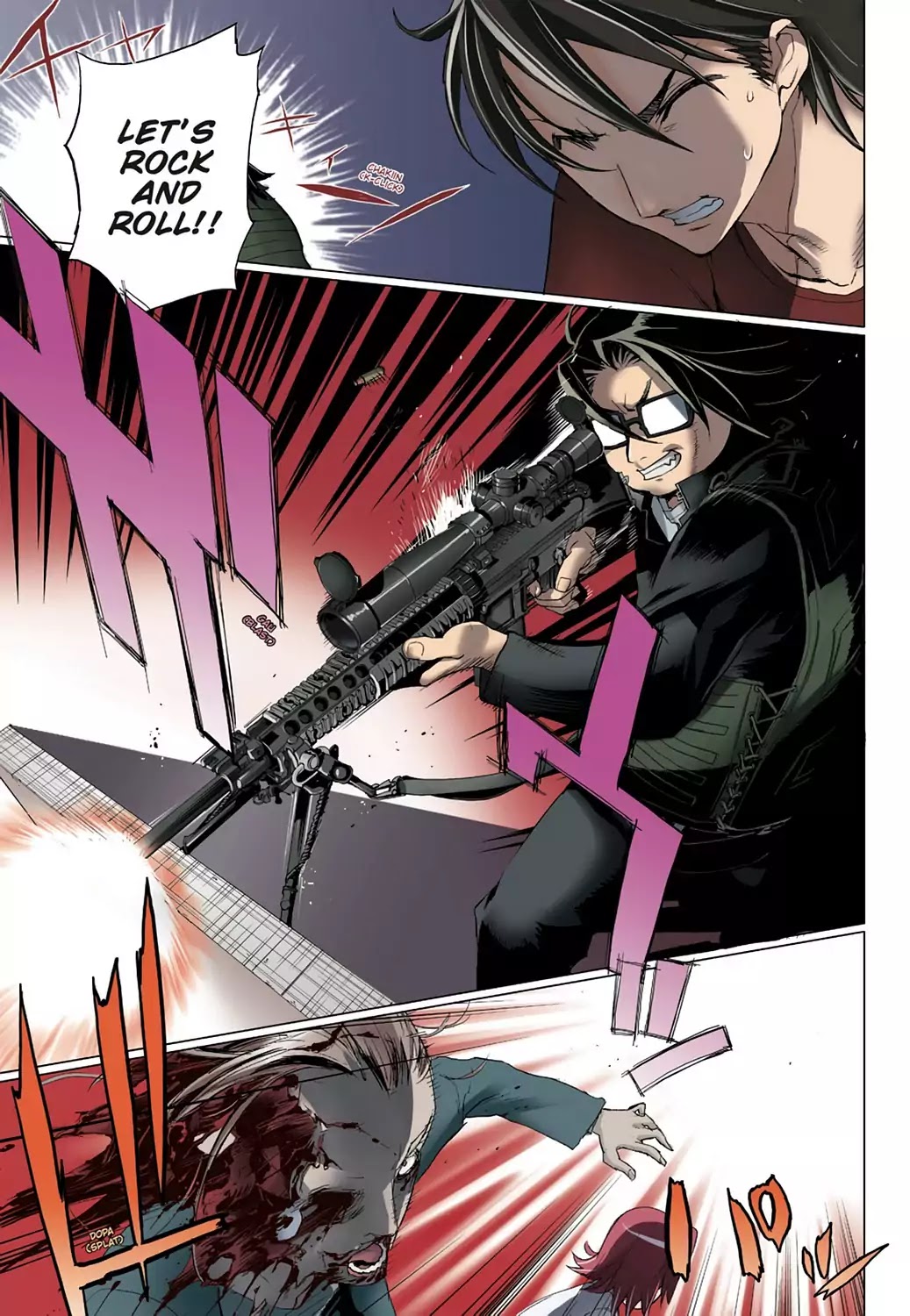 High School of the Dead - Full Color Edition Chapter 7 page 12 - Chapter 7: Dead night and the Dead ruck