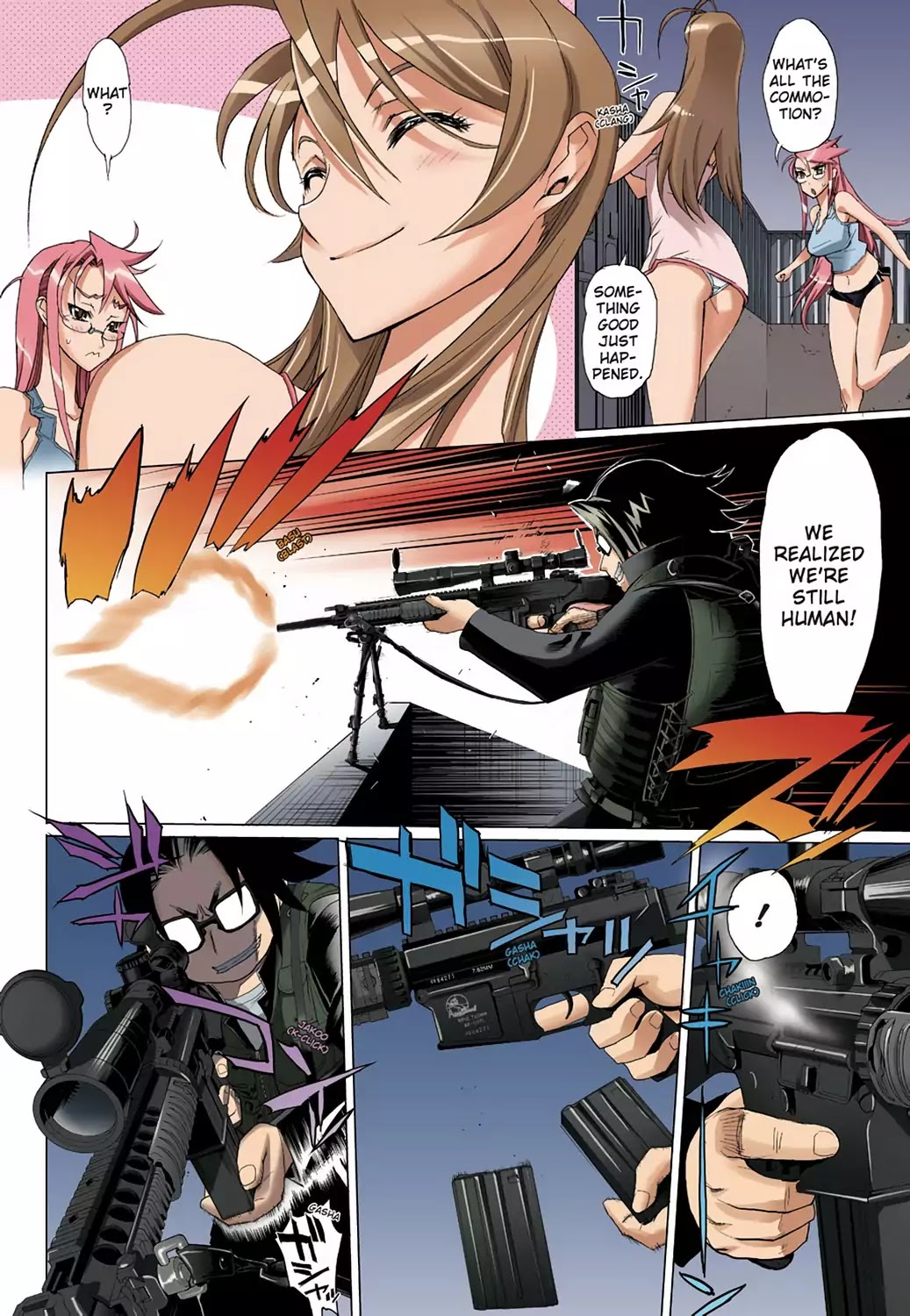 High School of the Dead - Full Color Edition Chapter 7 page 20 - Chapter 7: Dead night and the Dead ruck