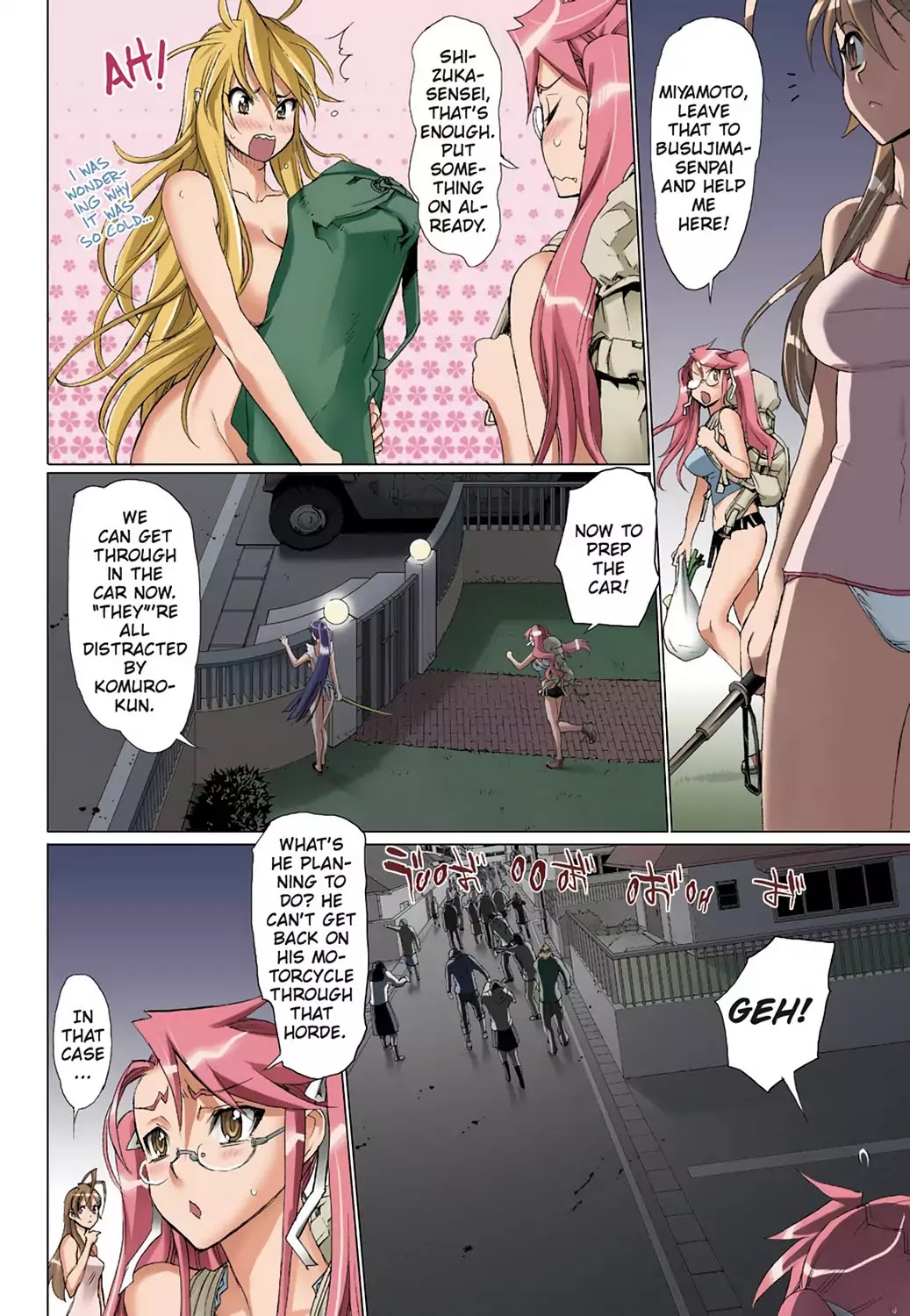 High School of the Dead - Full Color Edition Chapter 7 page 30 - Chapter 7: Dead night and the Dead ruck
