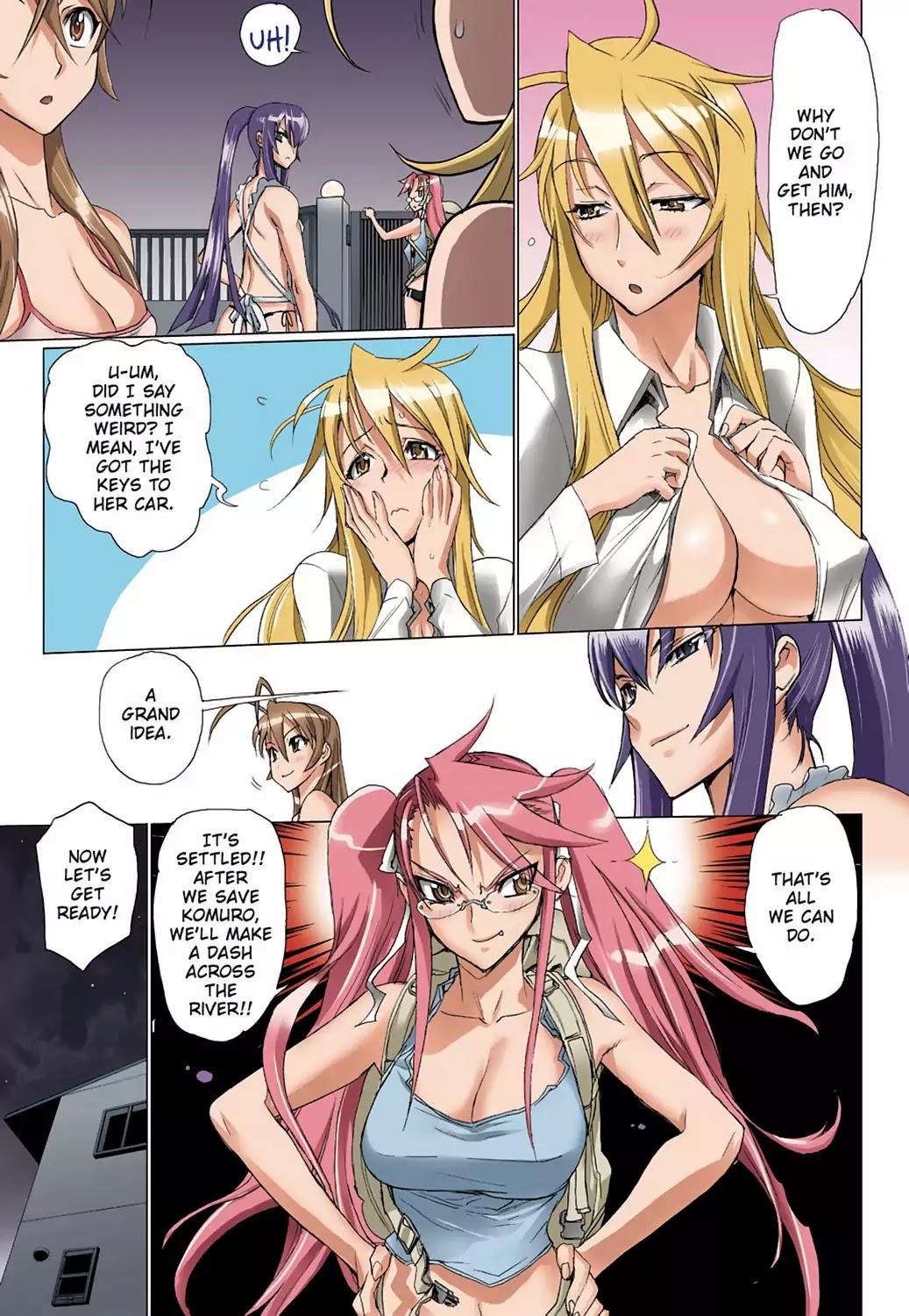 High School of the Dead - Full Color Edition Chapter 7 page 31 - Chapter 7: Dead night and the Dead ruck