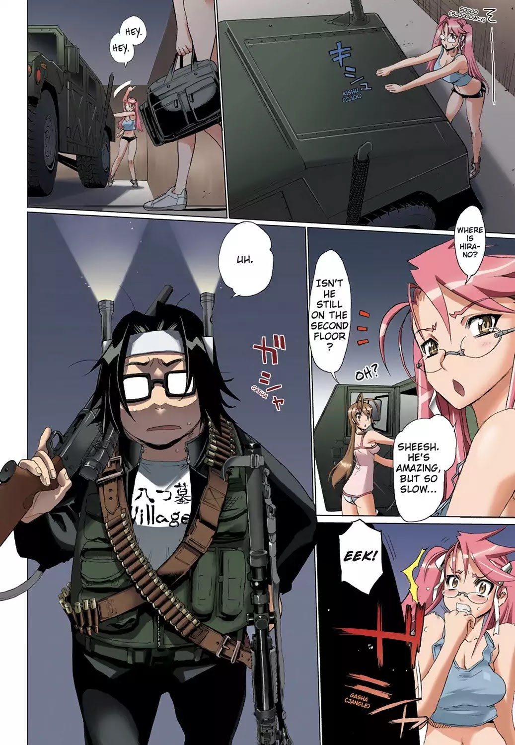 High School of the Dead - Full Color Edition Chapter 7 page 40 - Chapter 7: Dead night and the Dead ruck