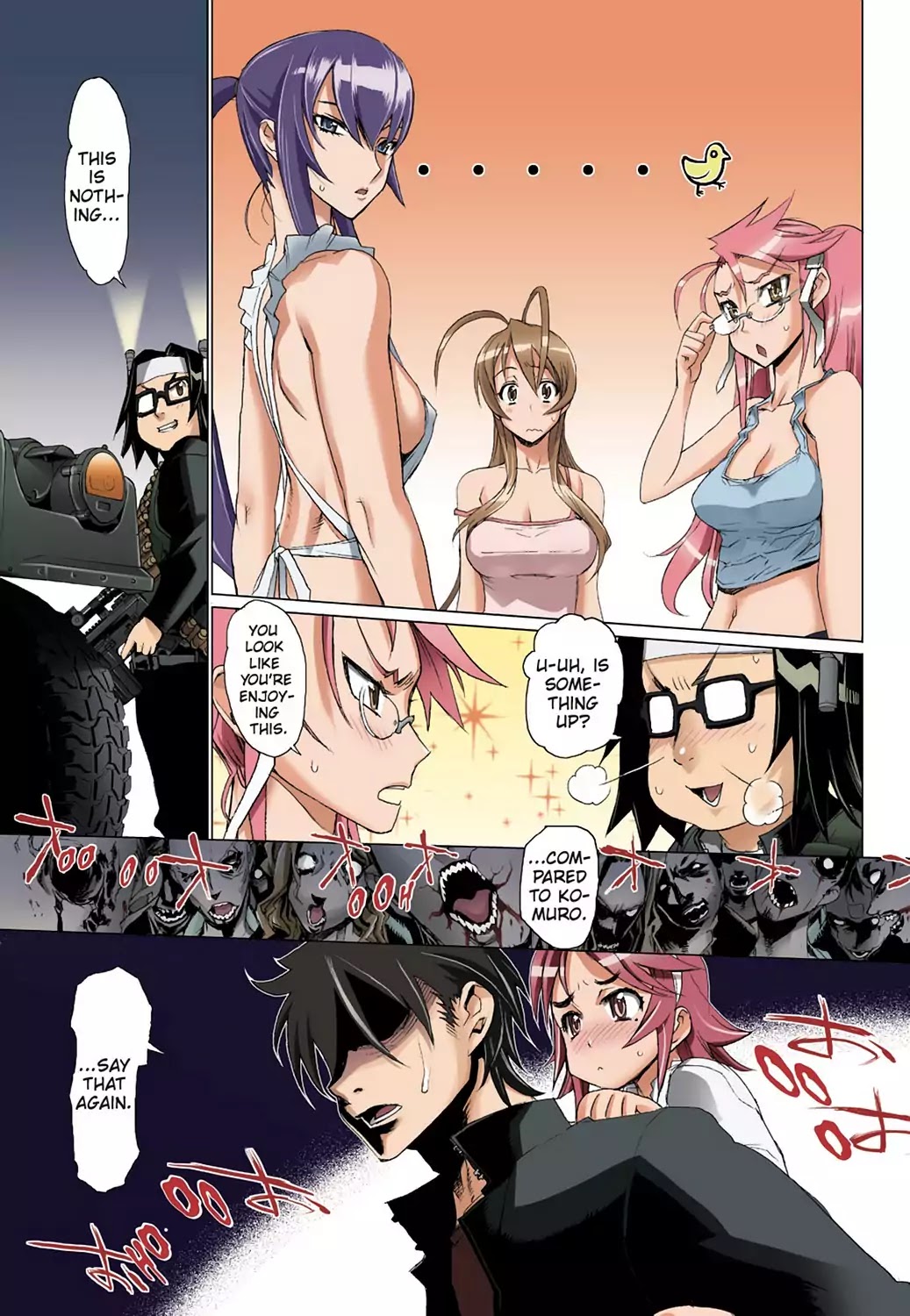 High School of the Dead - Full Color Edition Chapter 7 page 41 - Chapter 7: Dead night and the Dead ruck
