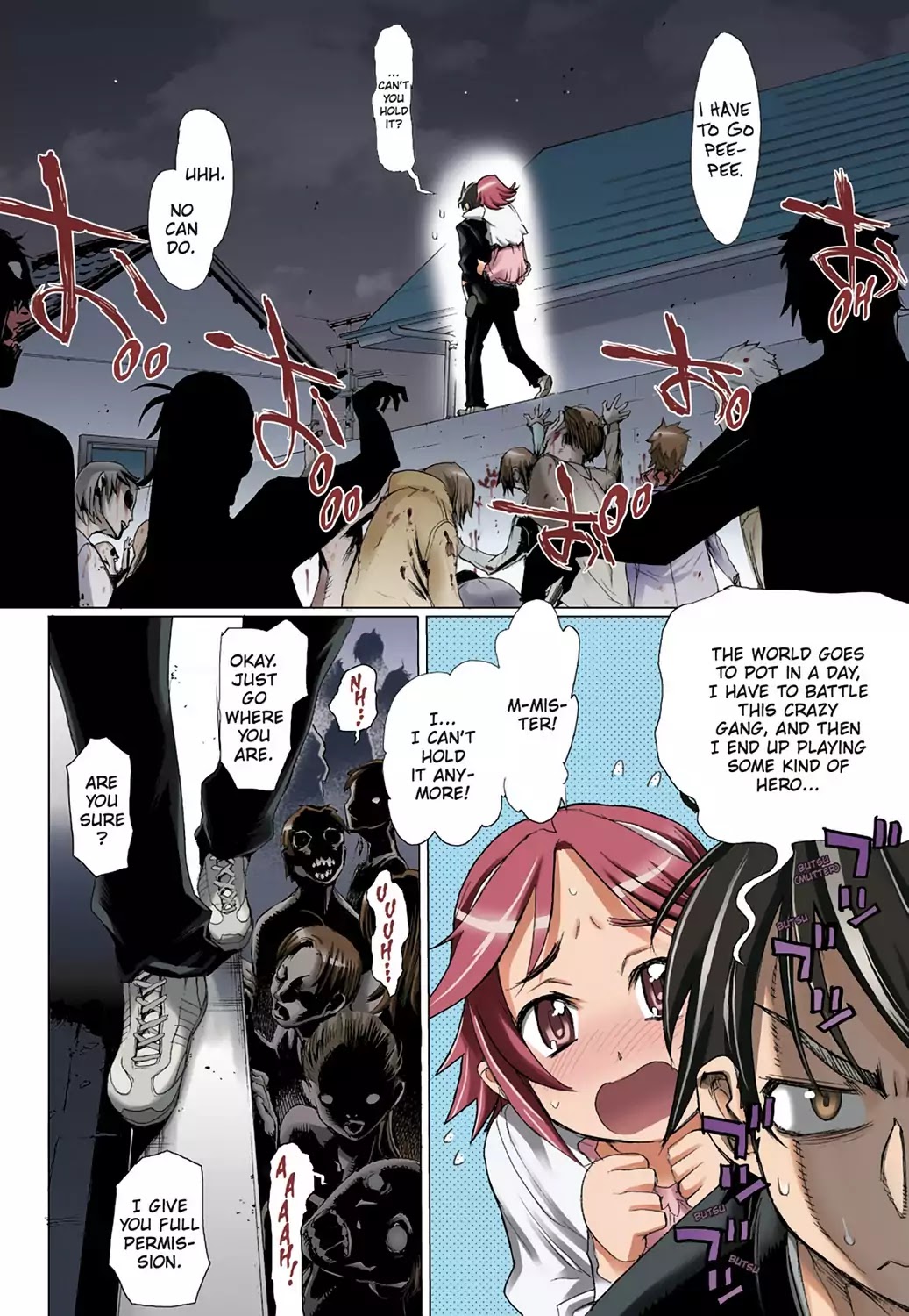 High School of the Dead - Full Color Edition Chapter 7 page 42 - Chapter 7: Dead night and the Dead ruck