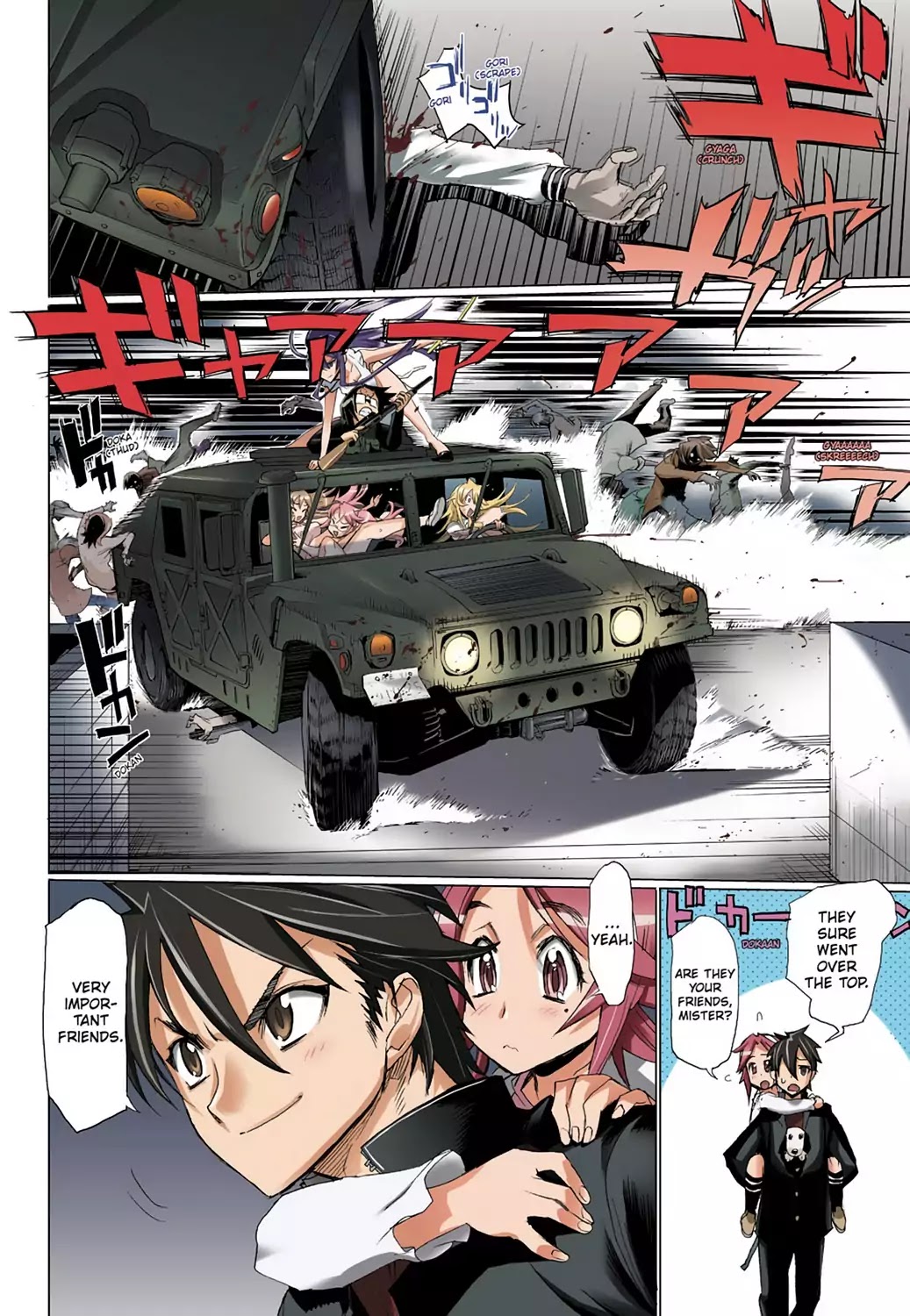 High School of the Dead - Full Color Edition Chapter 7 page 46 - Chapter 7: Dead night and the Dead ruck