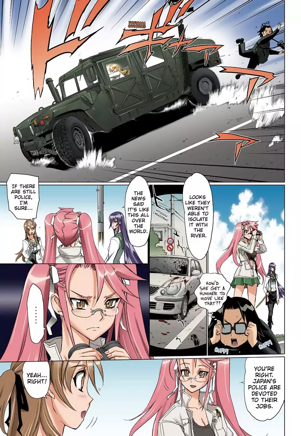 High School of the Dead - Full Color Edition Chapter 8 page 16 - Chapter 8: Alice in Dead land