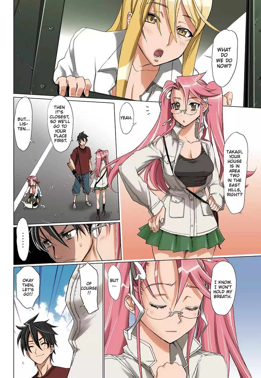 High School of the Dead - Full Color Edition Chapter 8 page 17 - Chapter 8: Alice in Dead land