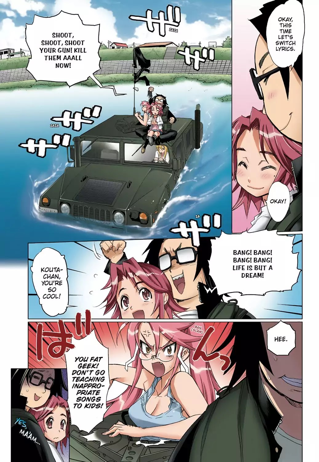 High School of the Dead - Full Color Edition Chapter 8 page 4 - Chapter 8: Alice in Dead land