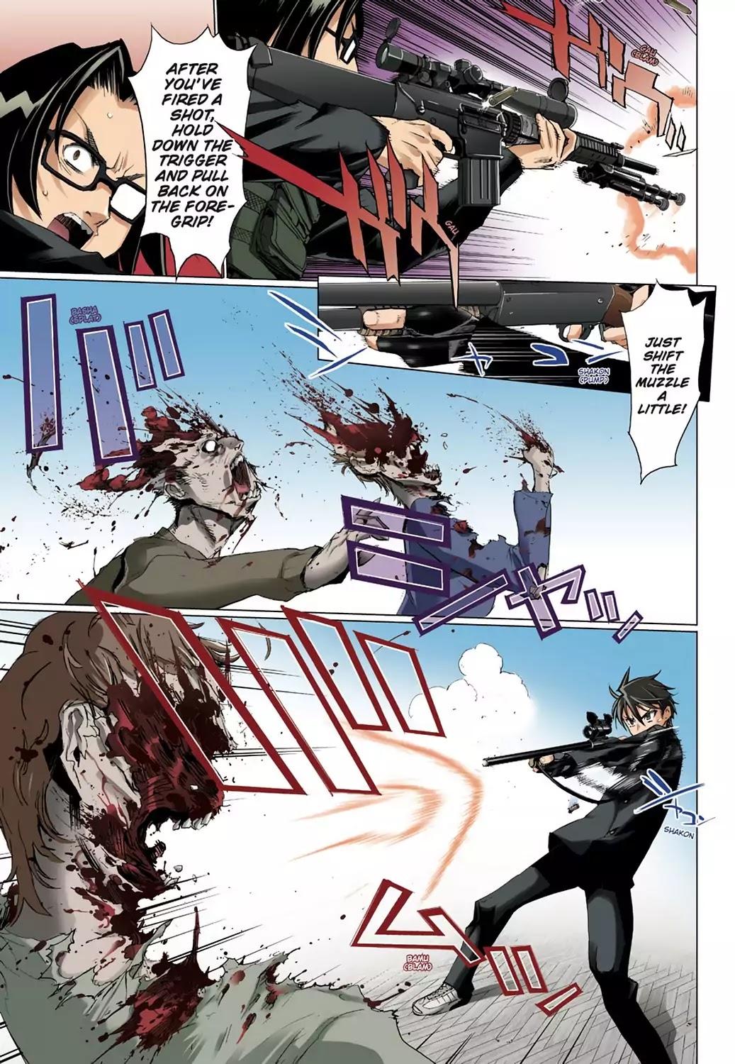 High School of the Dead - Full Color Edition Chapter 9 page 11 - Chapter 9: The Dead way home