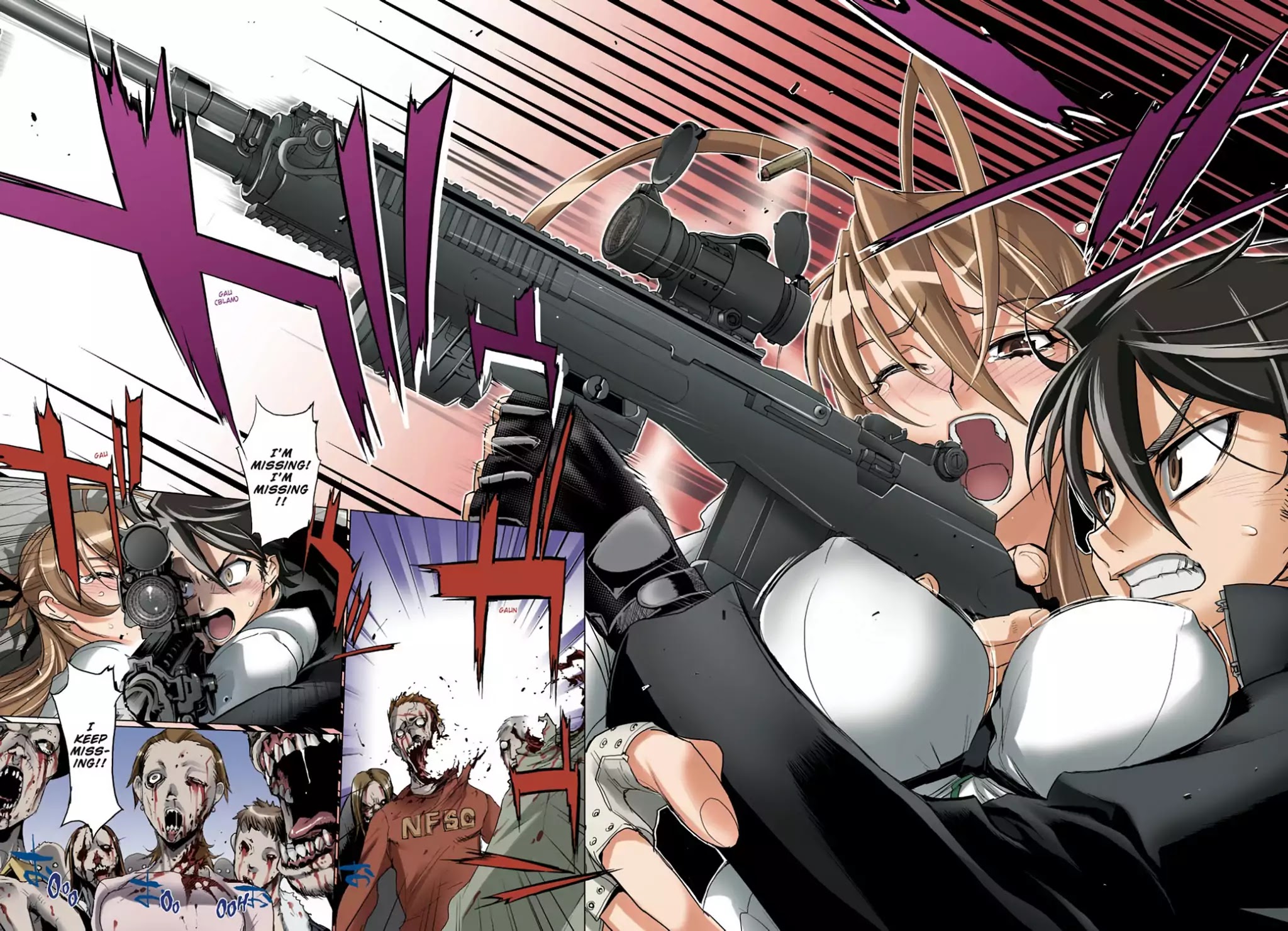 High School of the Dead - Full Color Edition Chapter 9 page 16 - Chapter 9: The Dead way home
