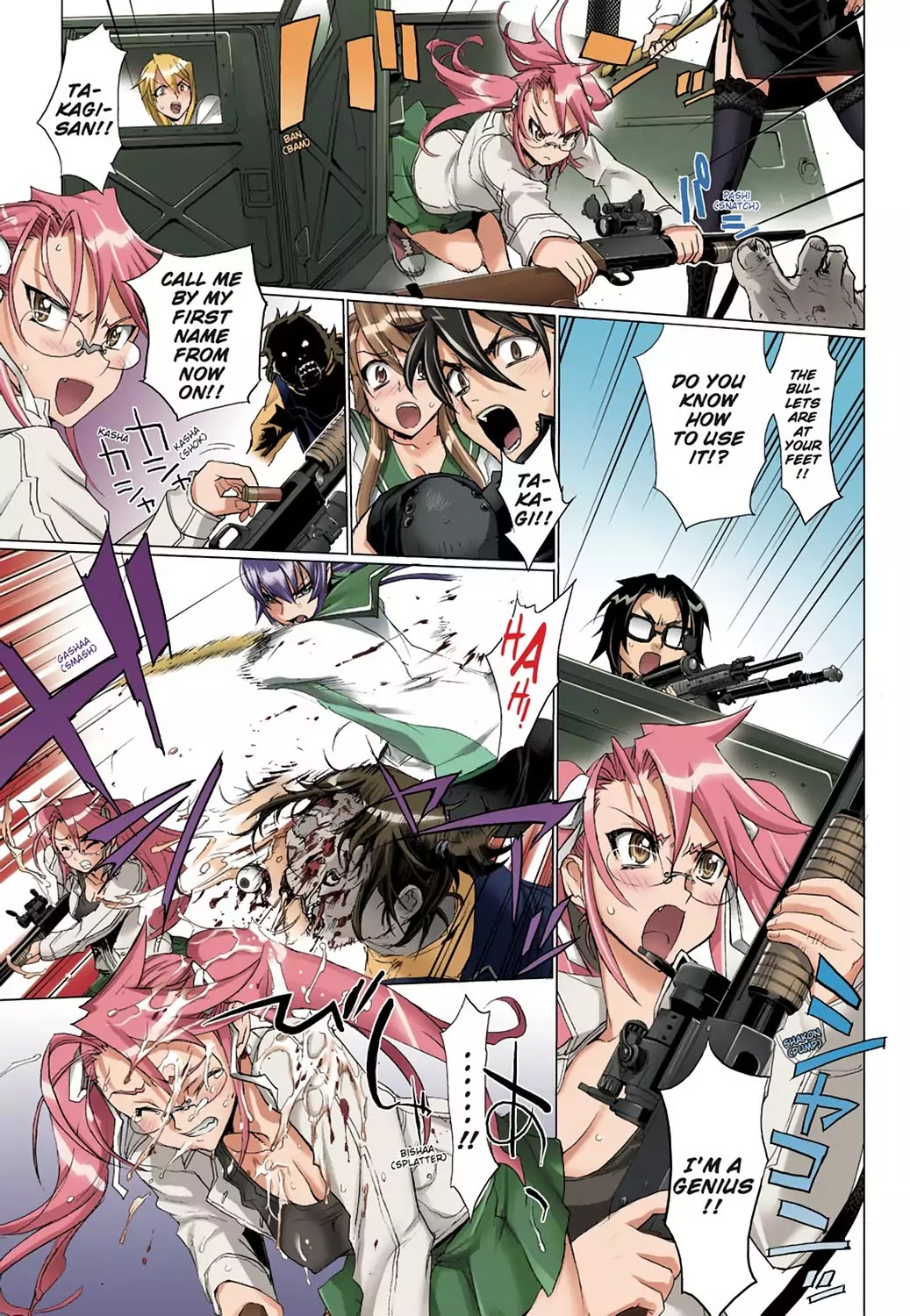 High School of the Dead - Full Color Edition Chapter 9 page 20 - Chapter 9: The Dead way home