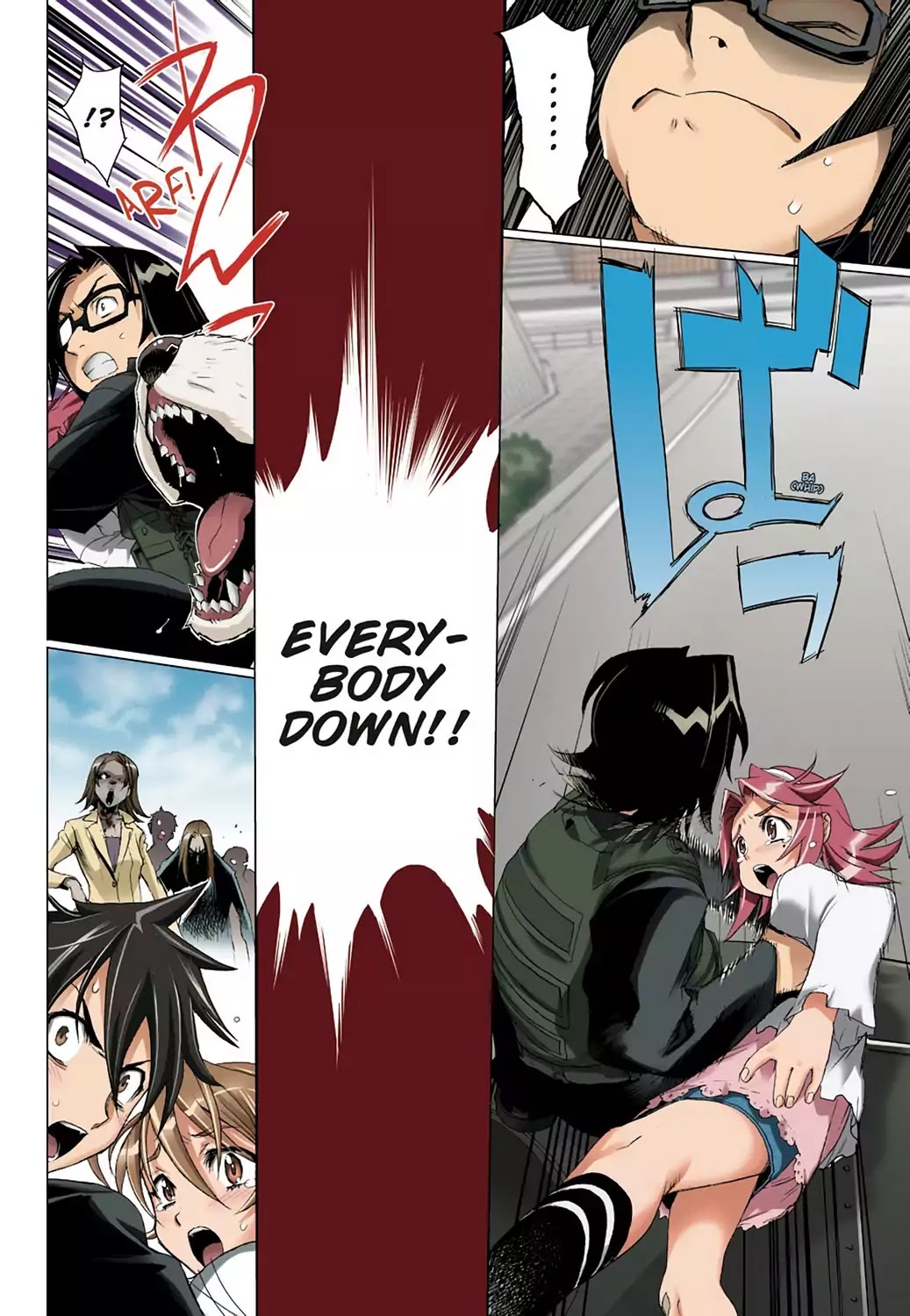 High School of the Dead - Full Color Edition Chapter 9 page 25 - Chapter 9: The Dead way home