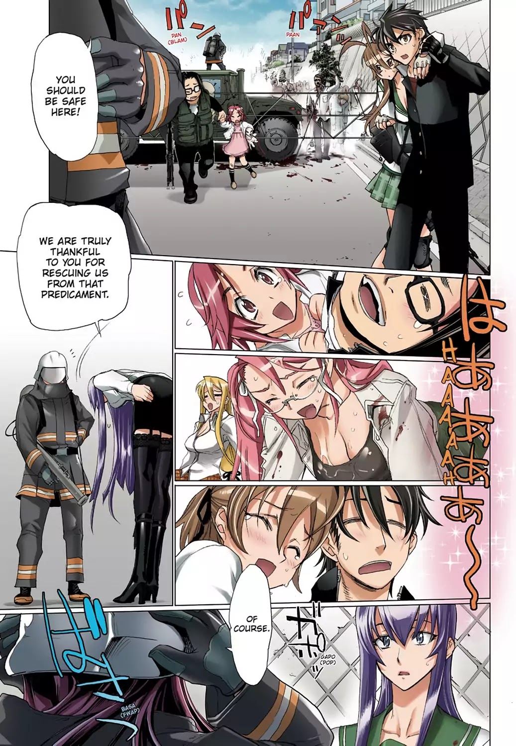High School of the Dead - Full Color Edition Chapter 9 page 28 - Chapter 9: The Dead way home