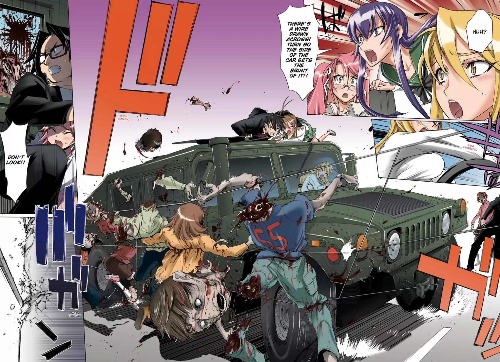 High School of the Dead - Full Color Edition Chapter 9 page 3 - Chapter 9: The Dead way home