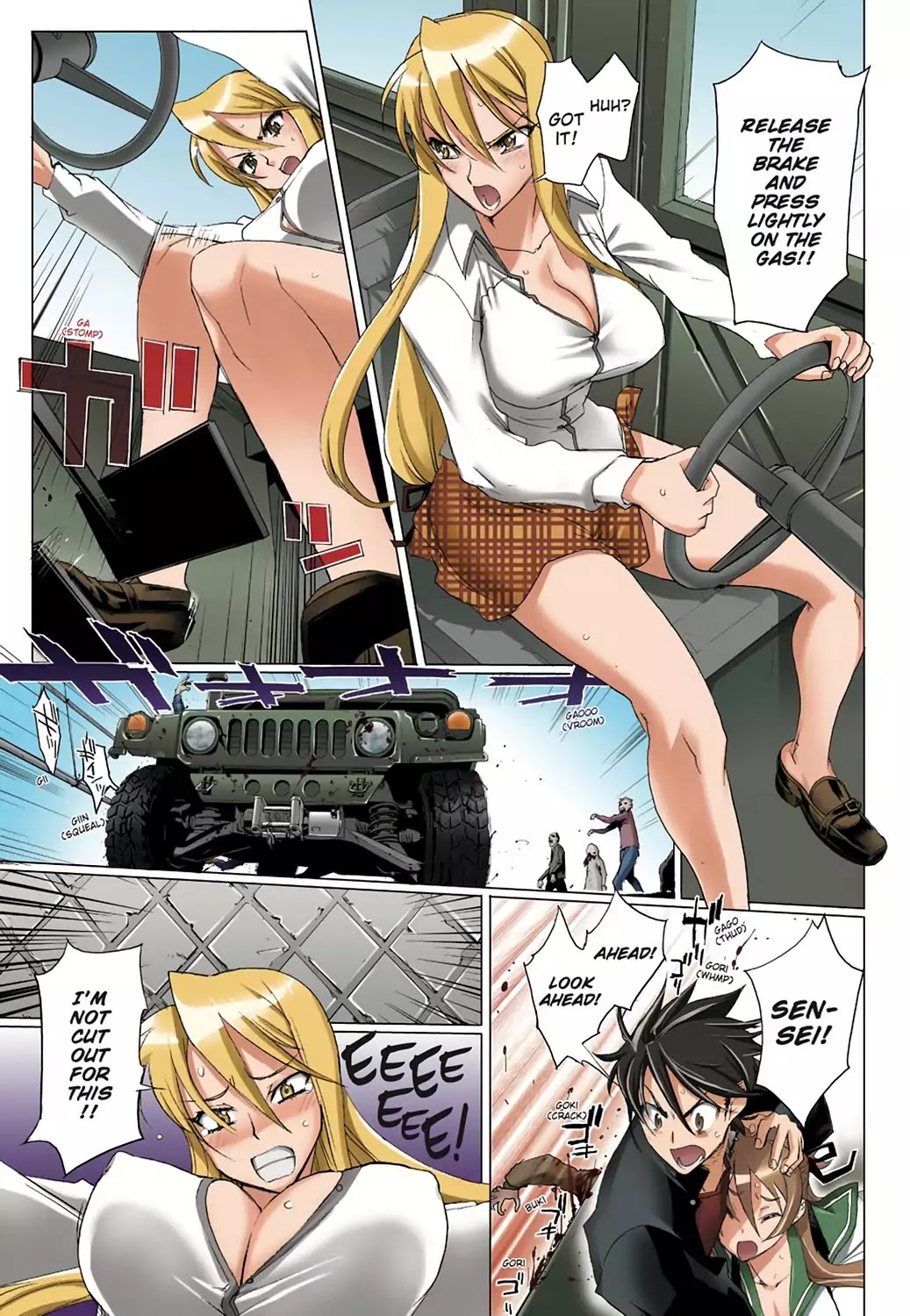 High School of the Dead - Full Color Edition Chapter 9 page 5 - Chapter 9: The Dead way home
