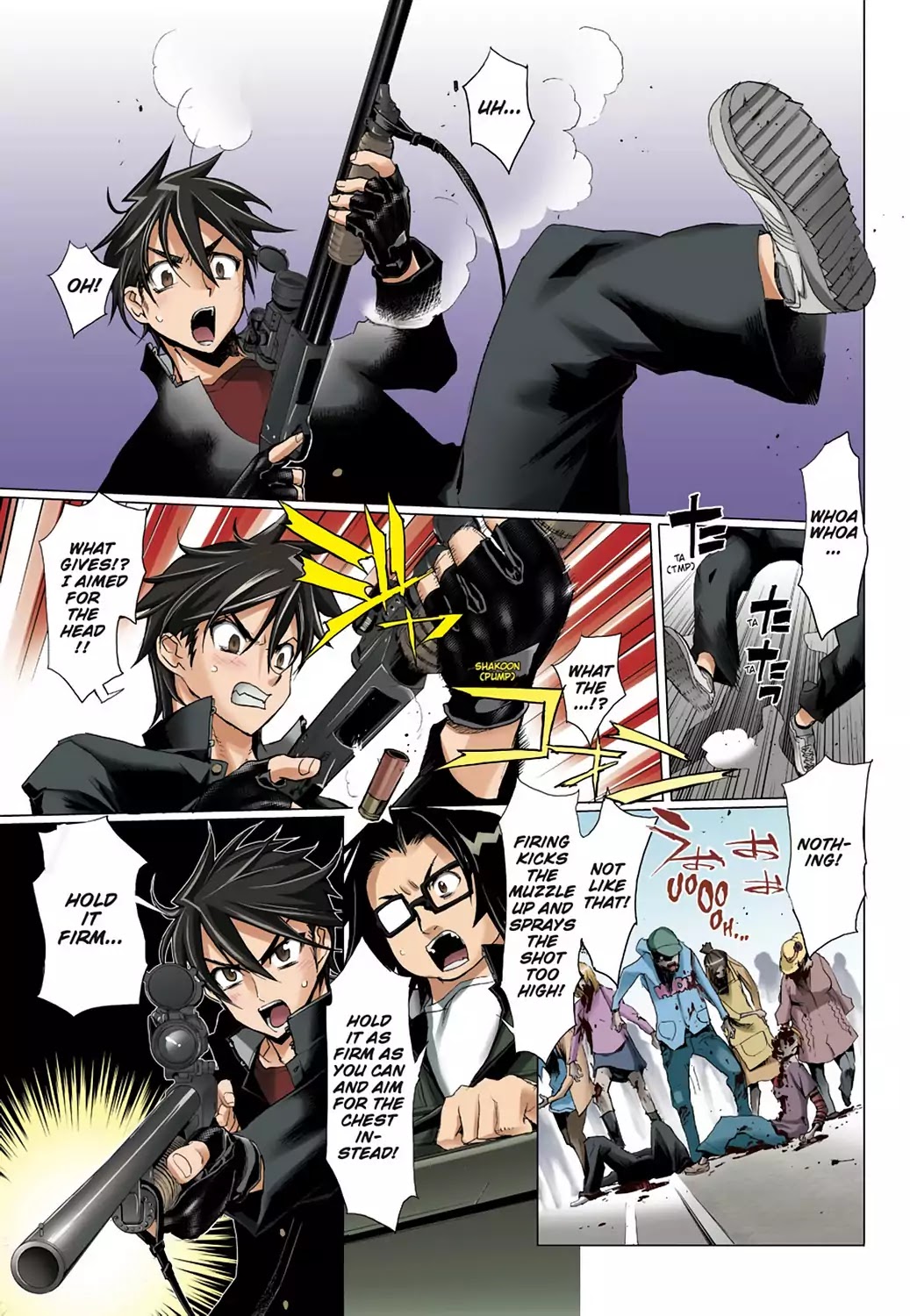 High School of the Dead - Full Color Edition Chapter 9 page 9 - Chapter 9: The Dead way home