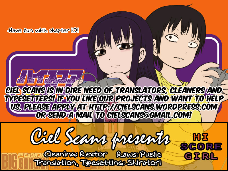 High Score Girl Chapter 10 page 32 - Chapter 10 : 10 - CREDIT